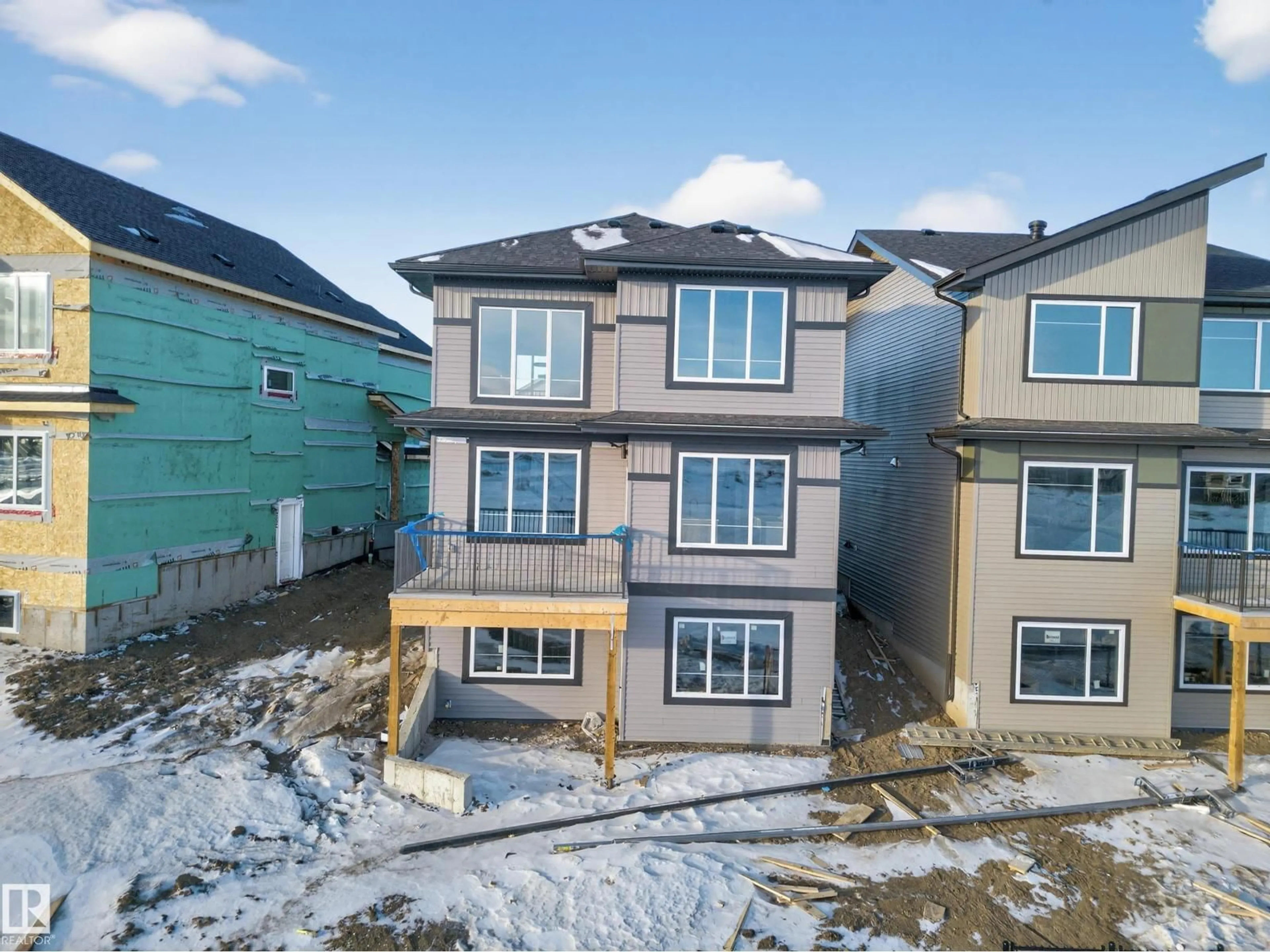 A pic from outside/outdoor area/front of a property/back of a property/a pic from drone, building for 461 CRYSTAL CREEK LI, Leduc Alberta T9E0X6
