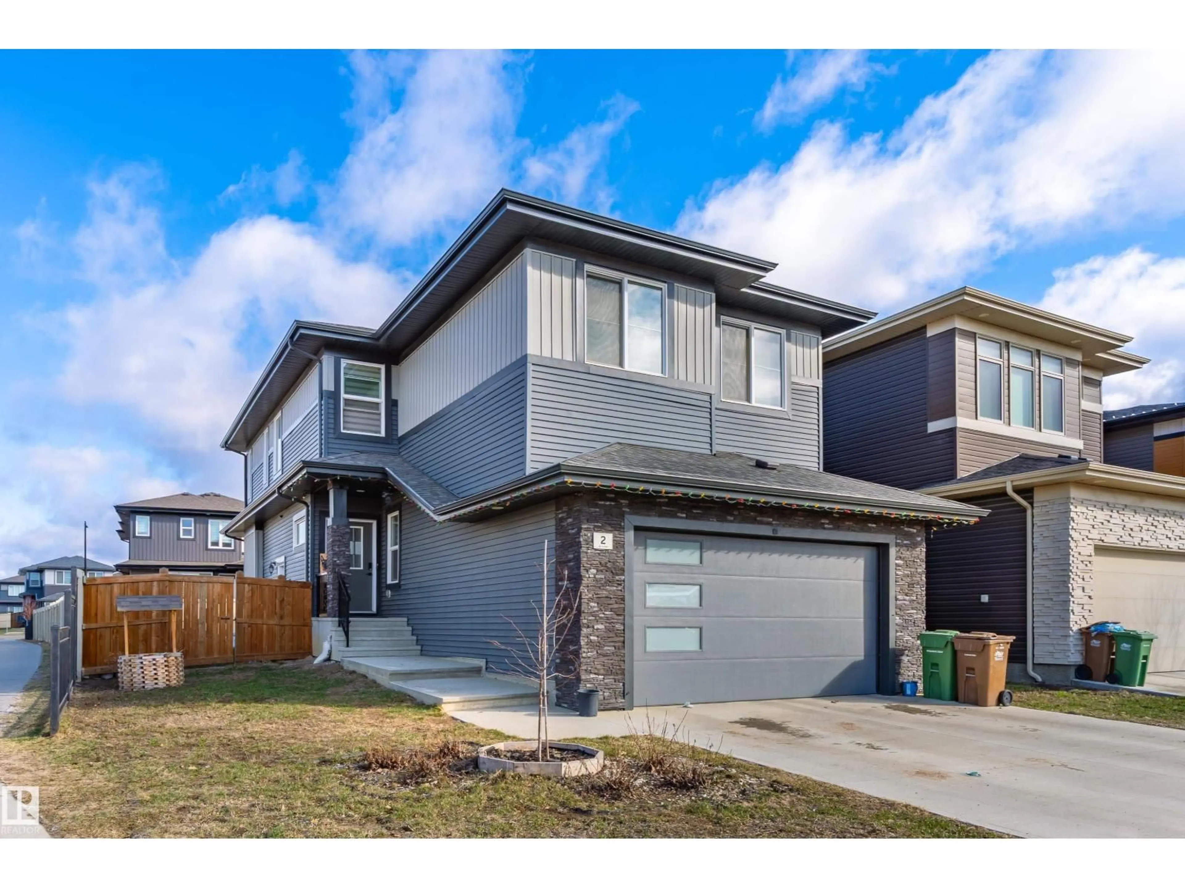 Home with brick exterior material, street for 2 EDISON DR, St. Albert Alberta T8N7W1