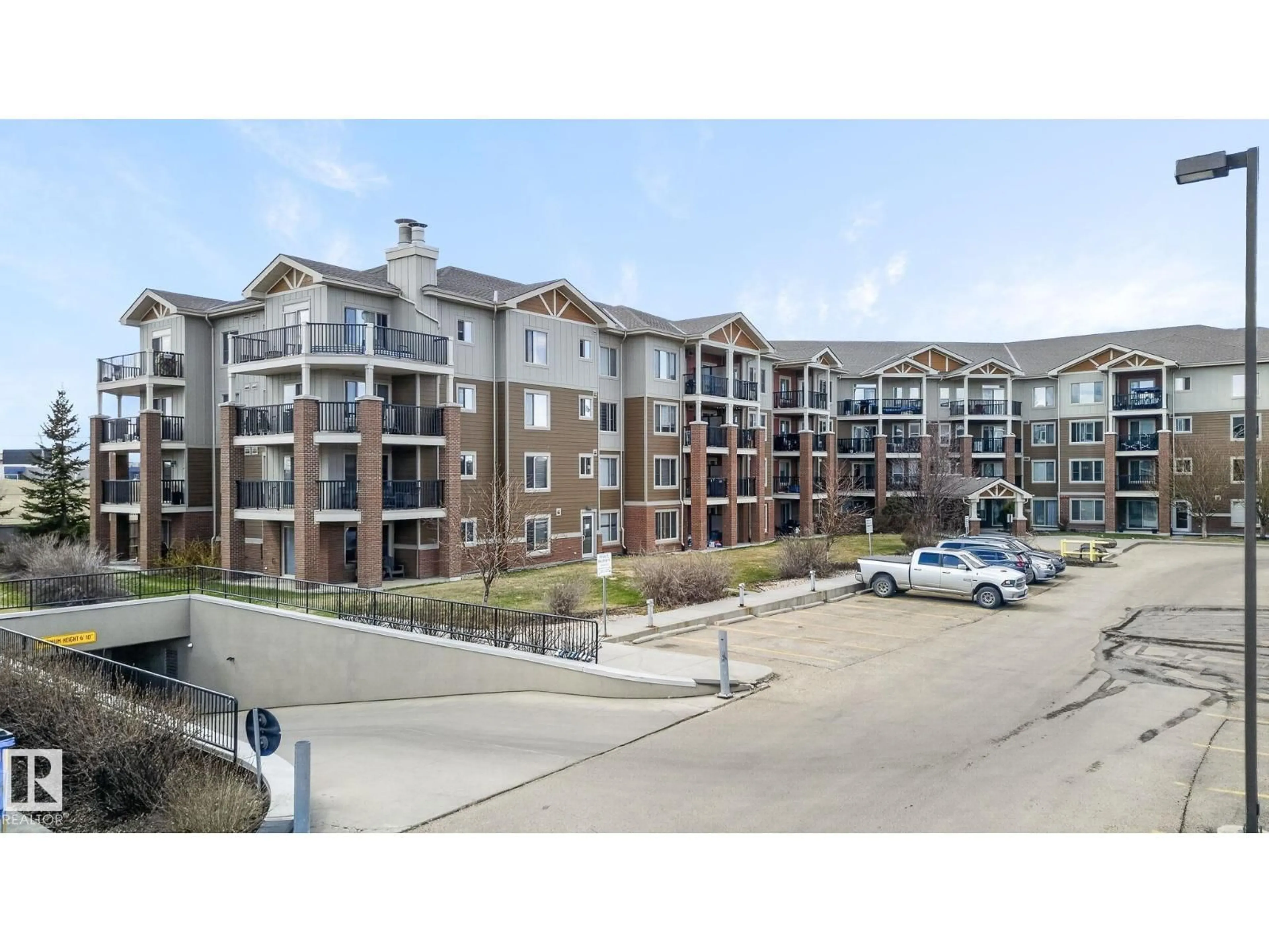 A pic from outside/outdoor area/front of a property/back of a property/a pic from drone, unknown for 307 - 3719 WHITELAW LN, Edmonton Alberta T6W2C3