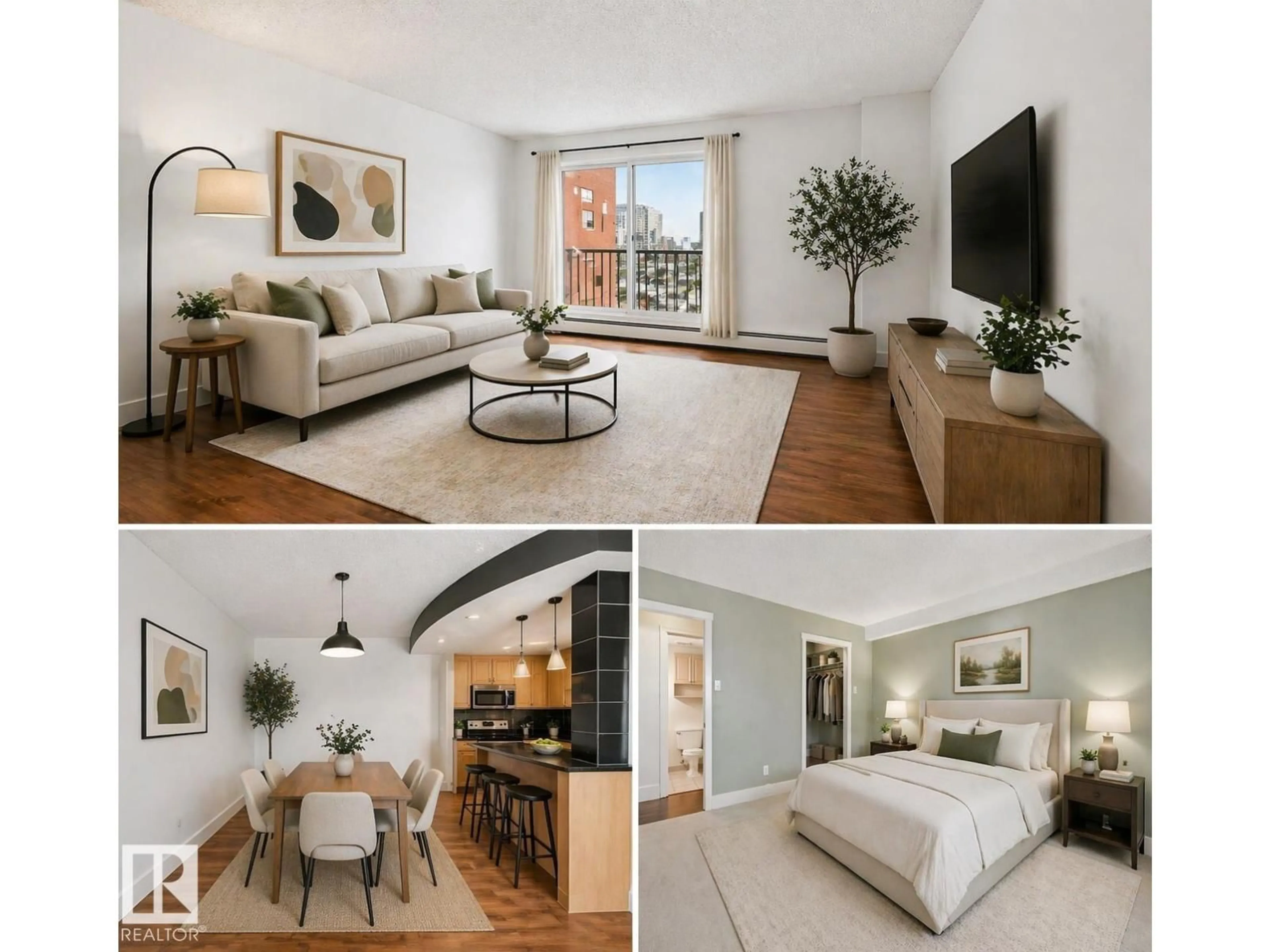 Living room with furniture, unknown for #1003 - 9929 113 ST, Edmonton Alberta T5K2N9