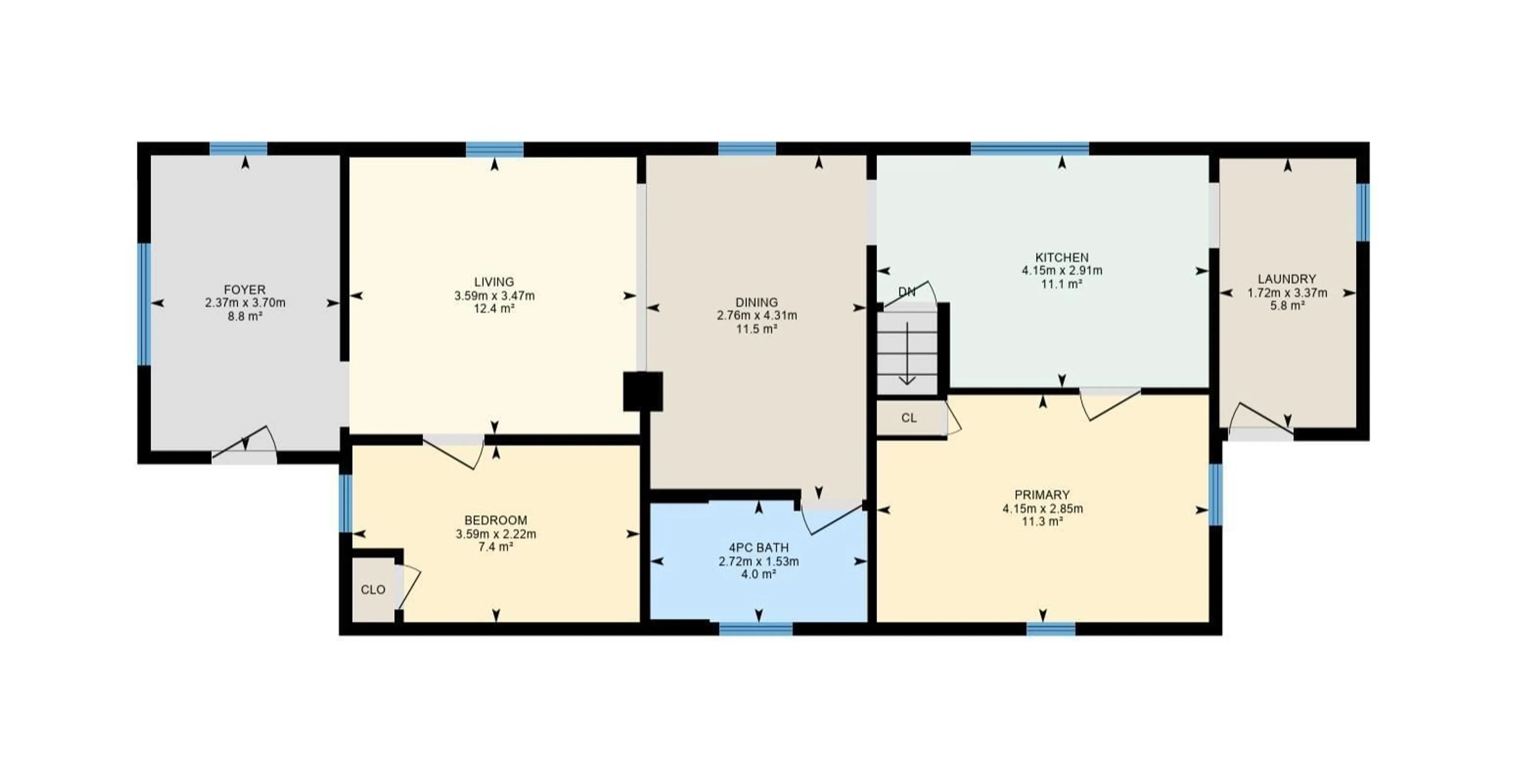 Floor plan for 4922 49 ST, Thorsby Alberta T0C2P0