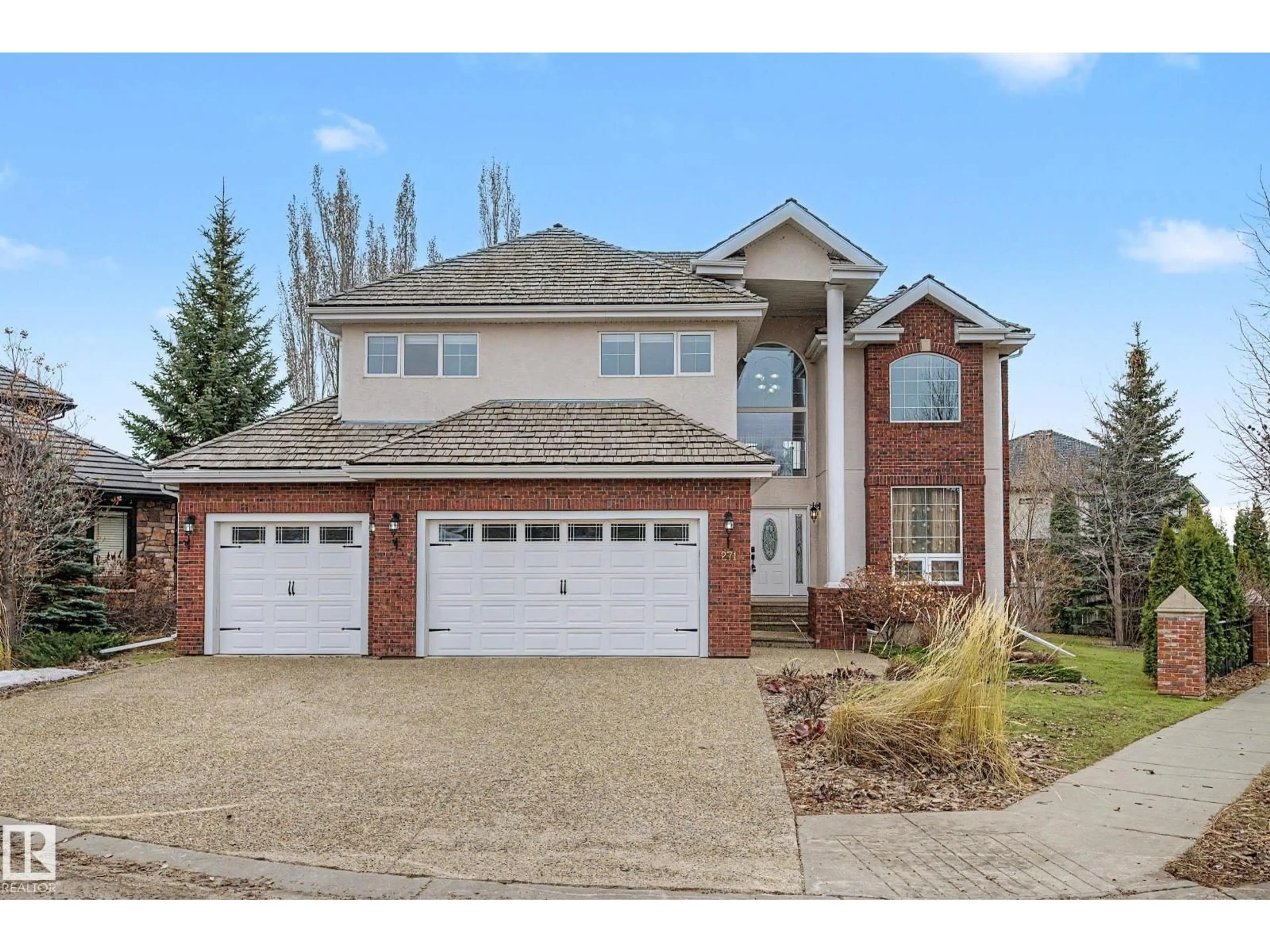 Home with brick exterior material, street for 271 KINGSWOOD BV, St. Albert Alberta T8N1B9