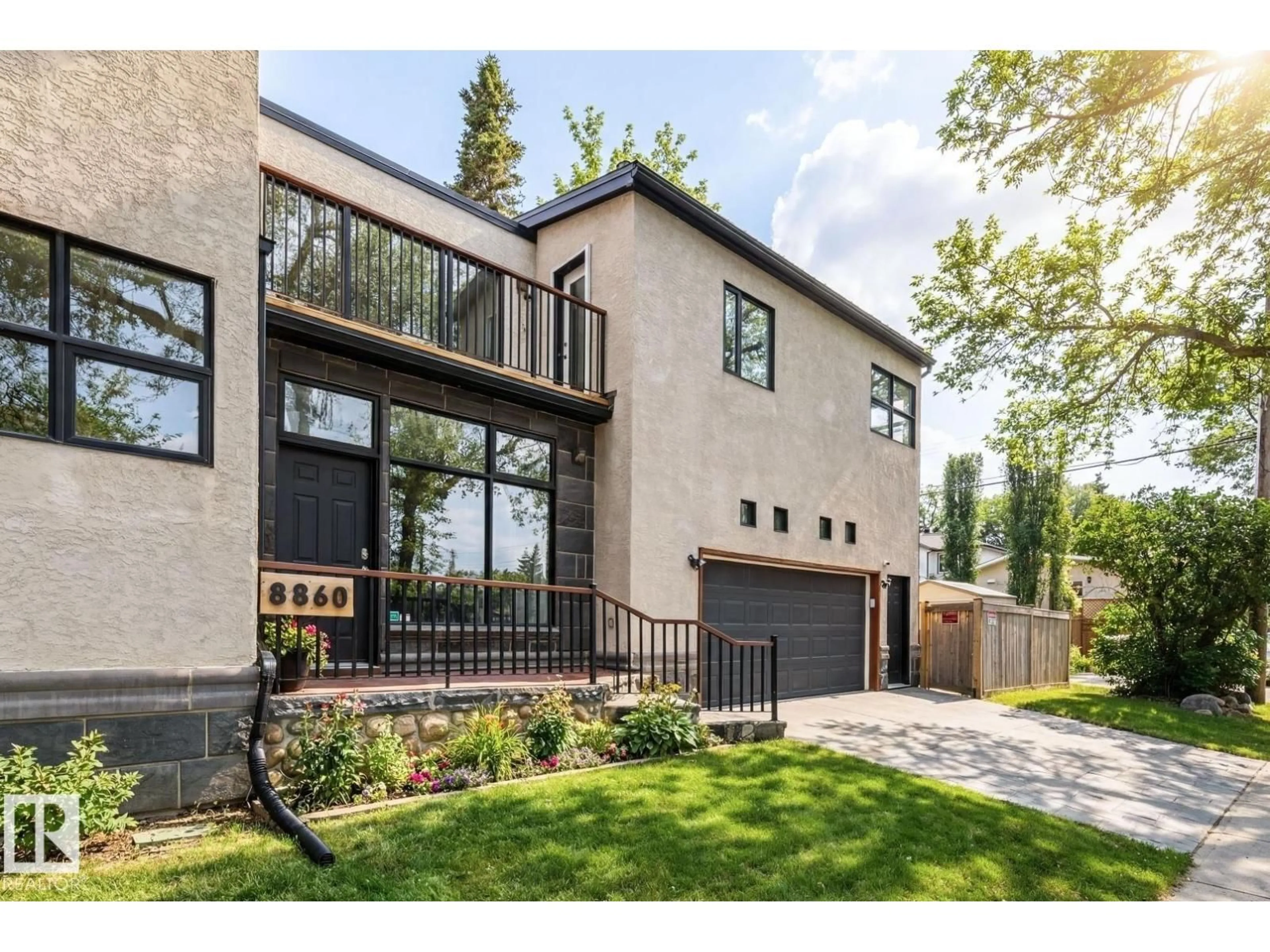 Home with brick exterior material, street for 8860 93 ST, Edmonton Alberta T6C3T1