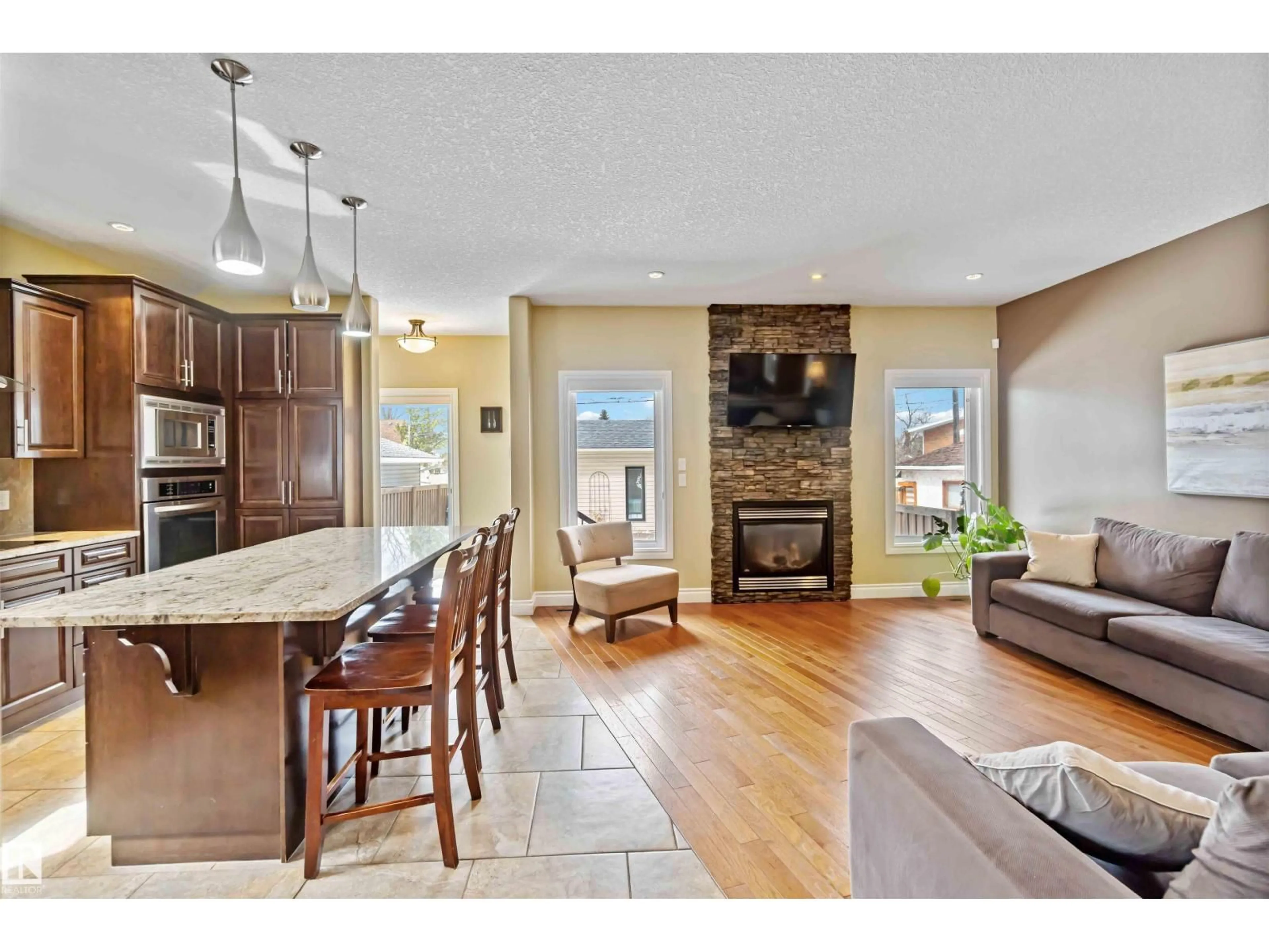 Open concept kitchen, unknown for 10630 82 ST, Edmonton Alberta T6A3N1