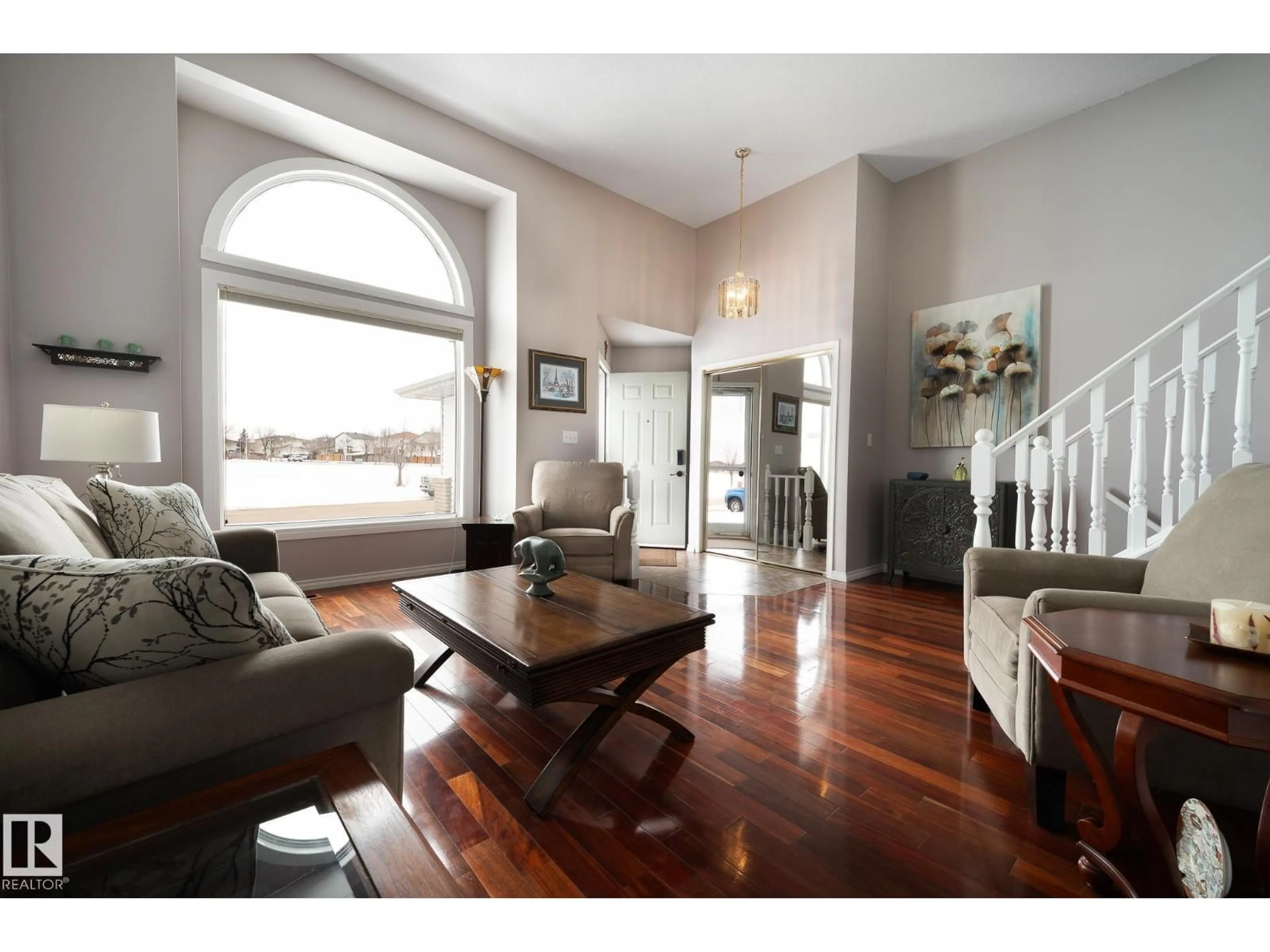 Living room with furniture, unknown for NW - 7011 158 AV, Edmonton Alberta T5Z2Z5