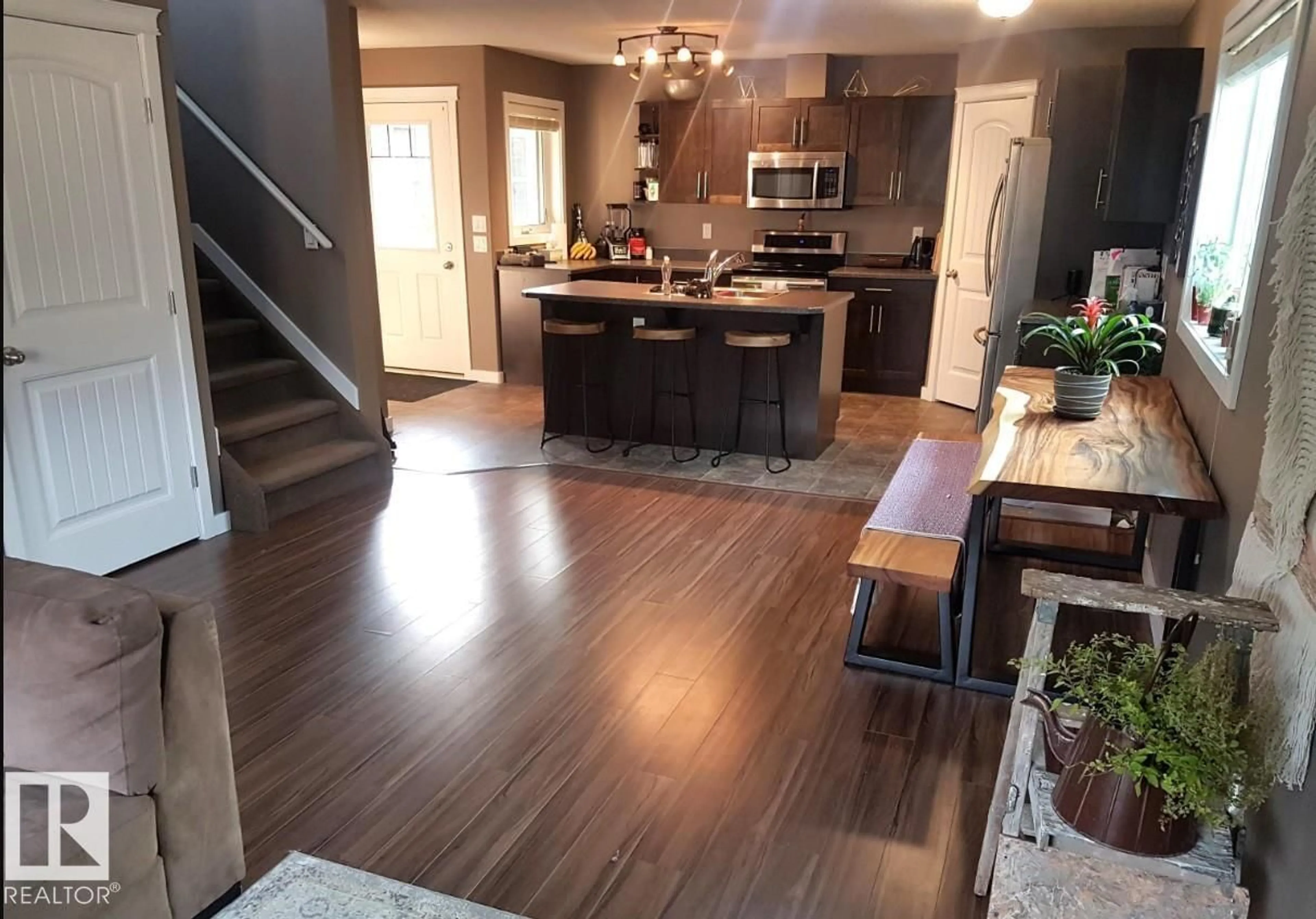 Open concept kitchen, unknown for NW - 12246 103 ST, Edmonton Alberta T5G2K1