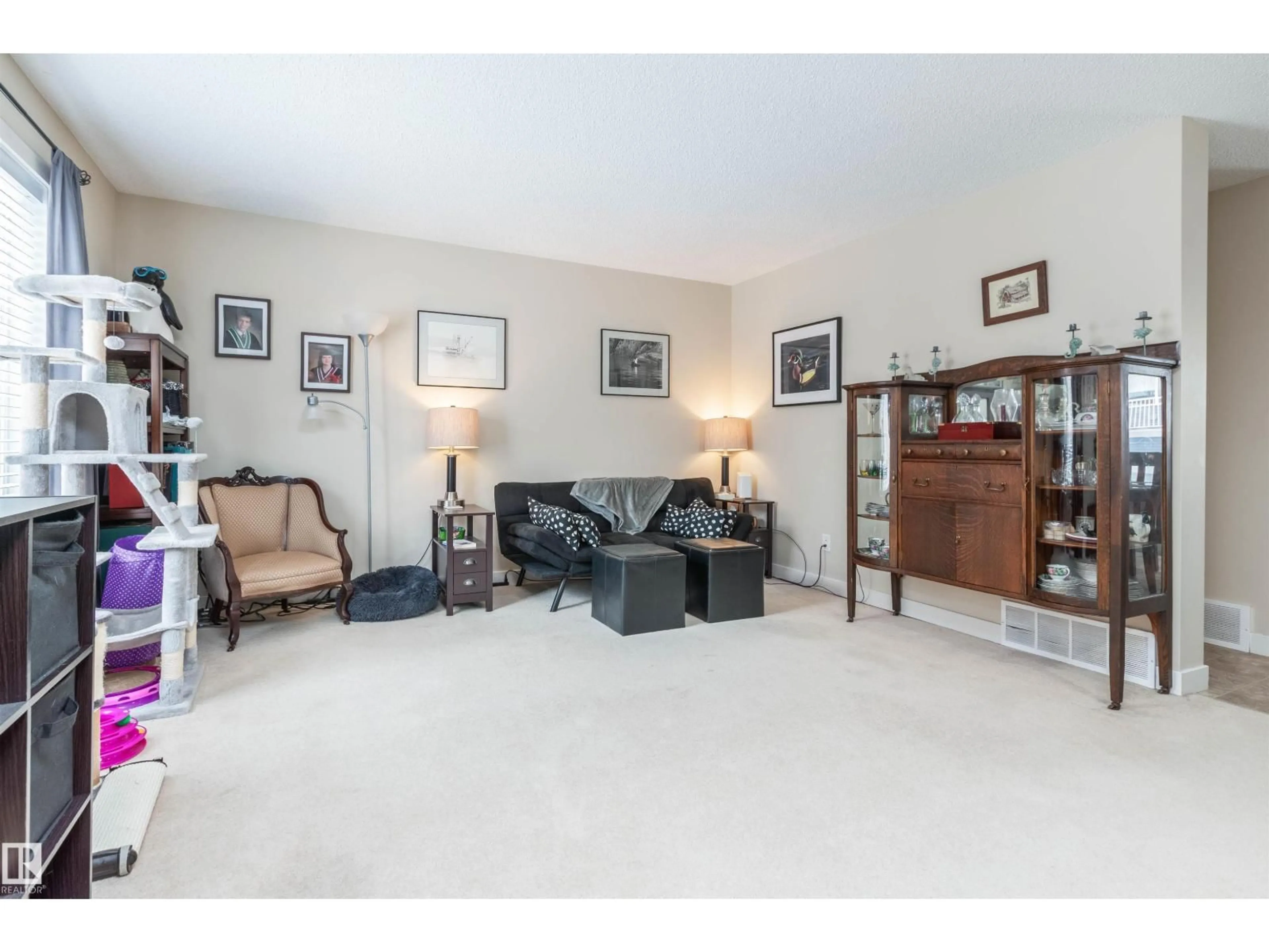 Living room with furniture, unknown for 29 12004 22 AV SW, Edmonton Alberta T6W0T1