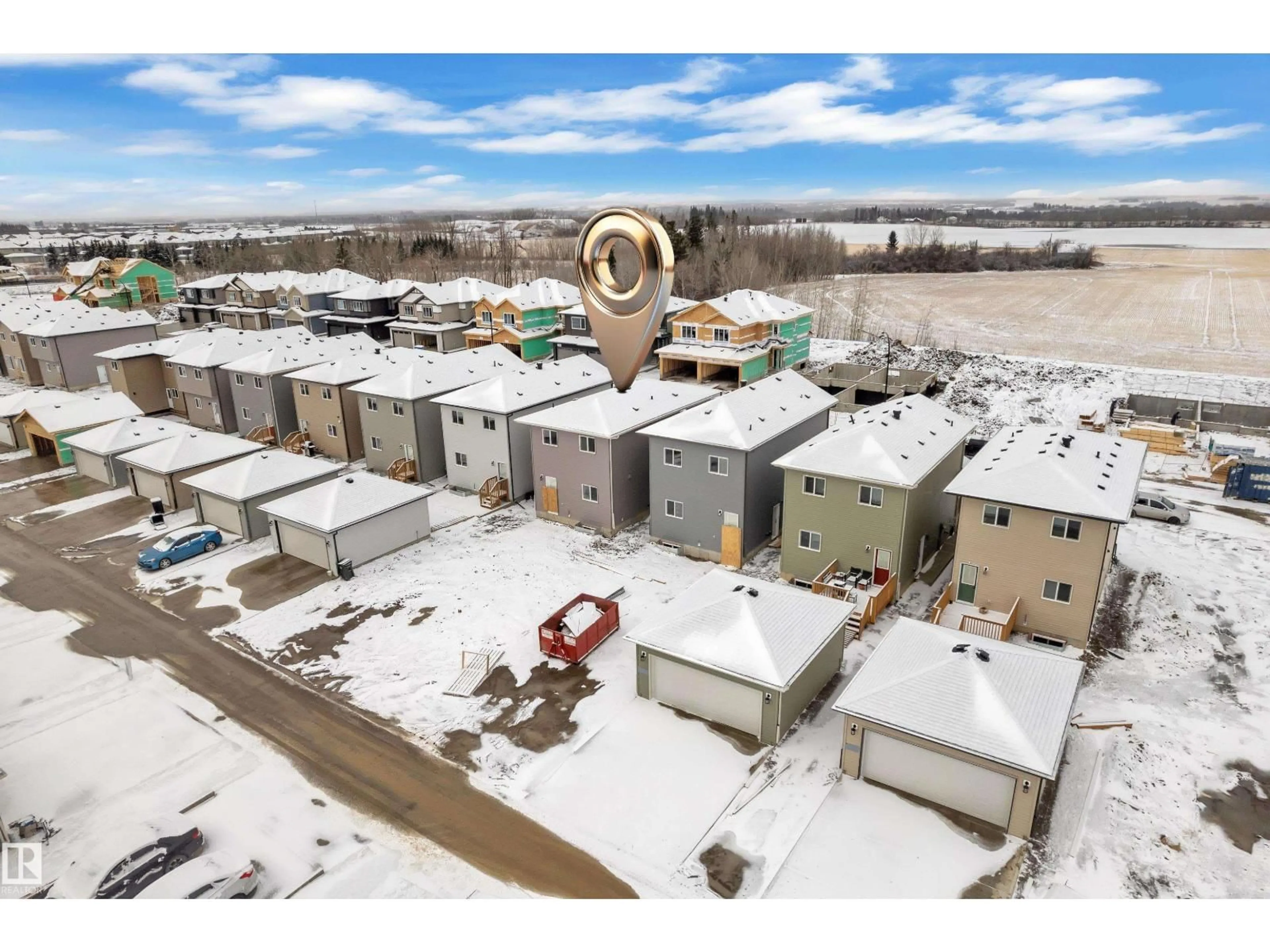 A pic from outside/outdoor area/front of a property/back of a property/a pic from drone, unknown for 82 PATRIOT WY, Spruce Grove Alberta T7X4E8