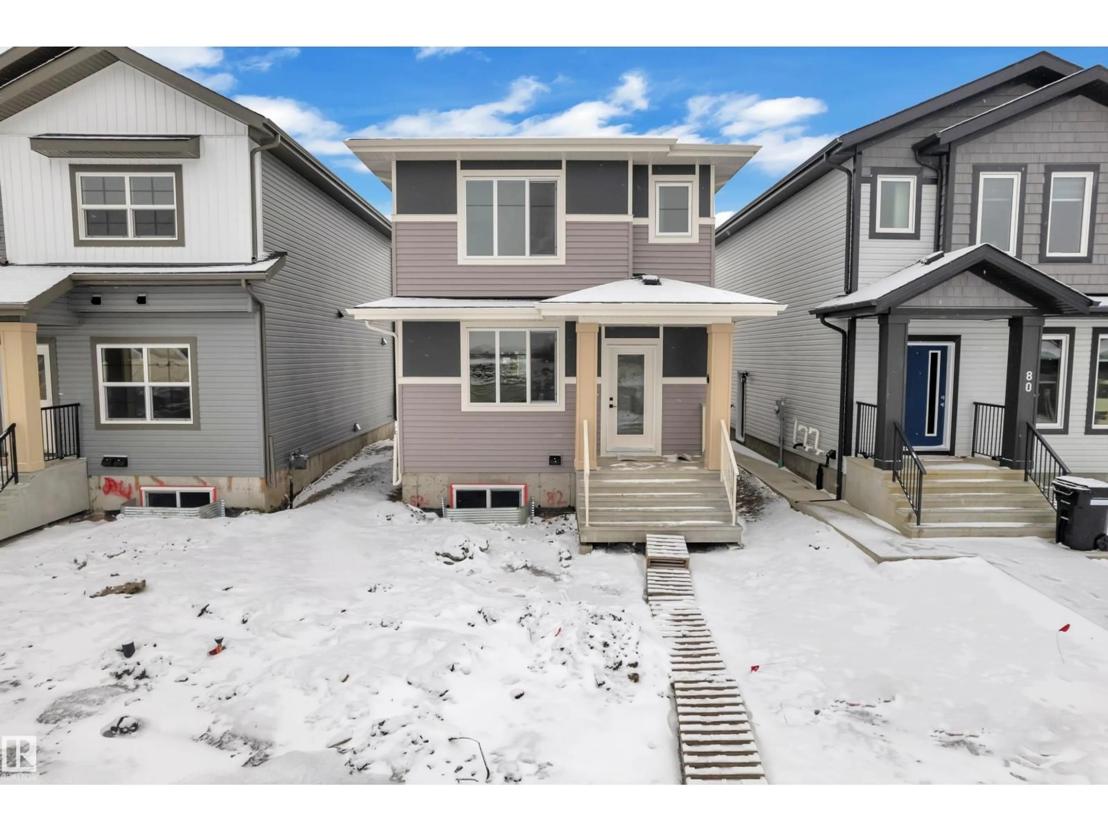A pic from outside/outdoor area/front of a property/back of a property/a pic from drone, street for 82 PATRIOT WY, Spruce Grove Alberta T7X4E8