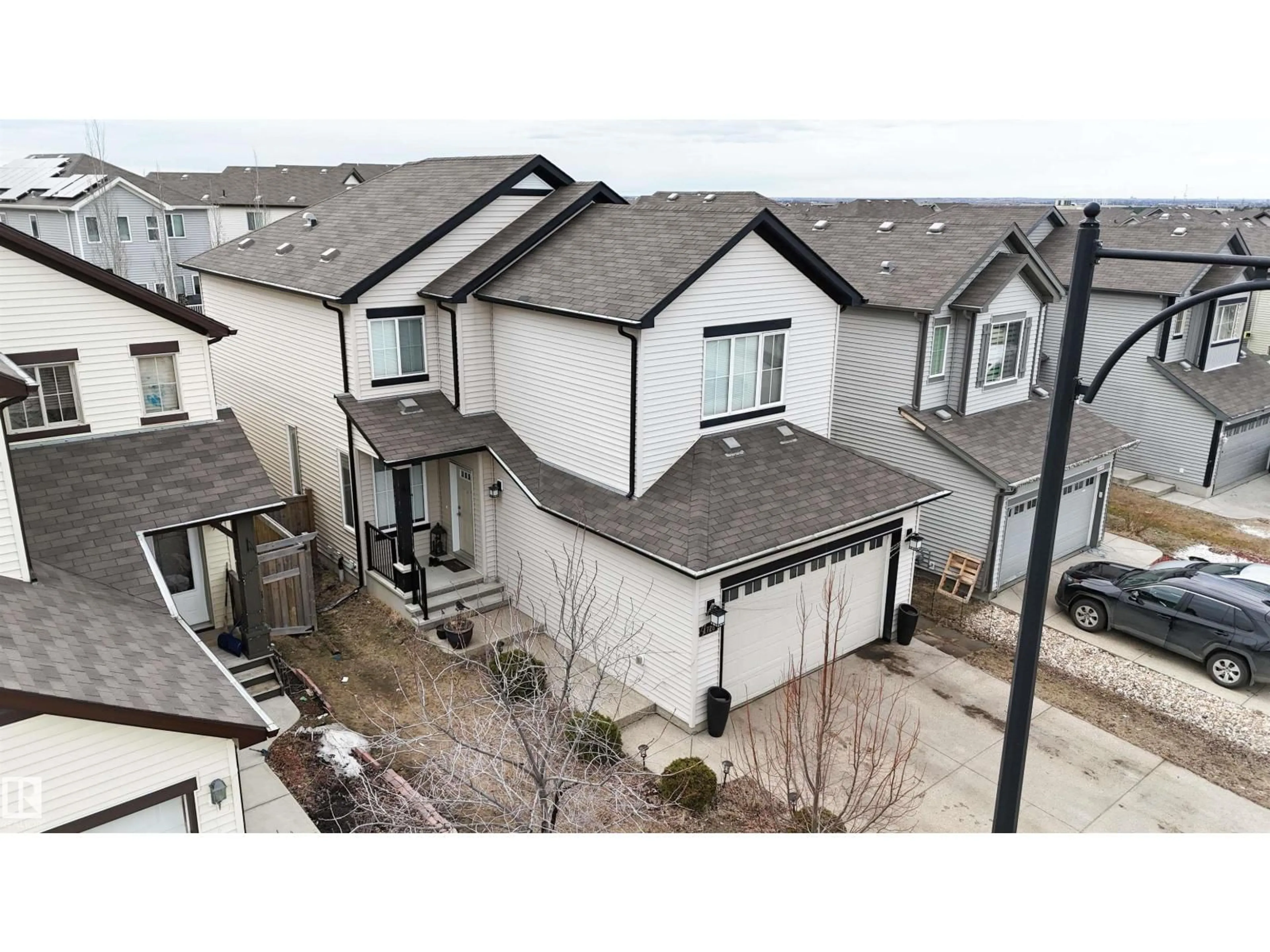 A pic from outside/outdoor area/front of a property/back of a property/a pic from drone, street for 1728 53 ST, Edmonton Alberta T6X1R6