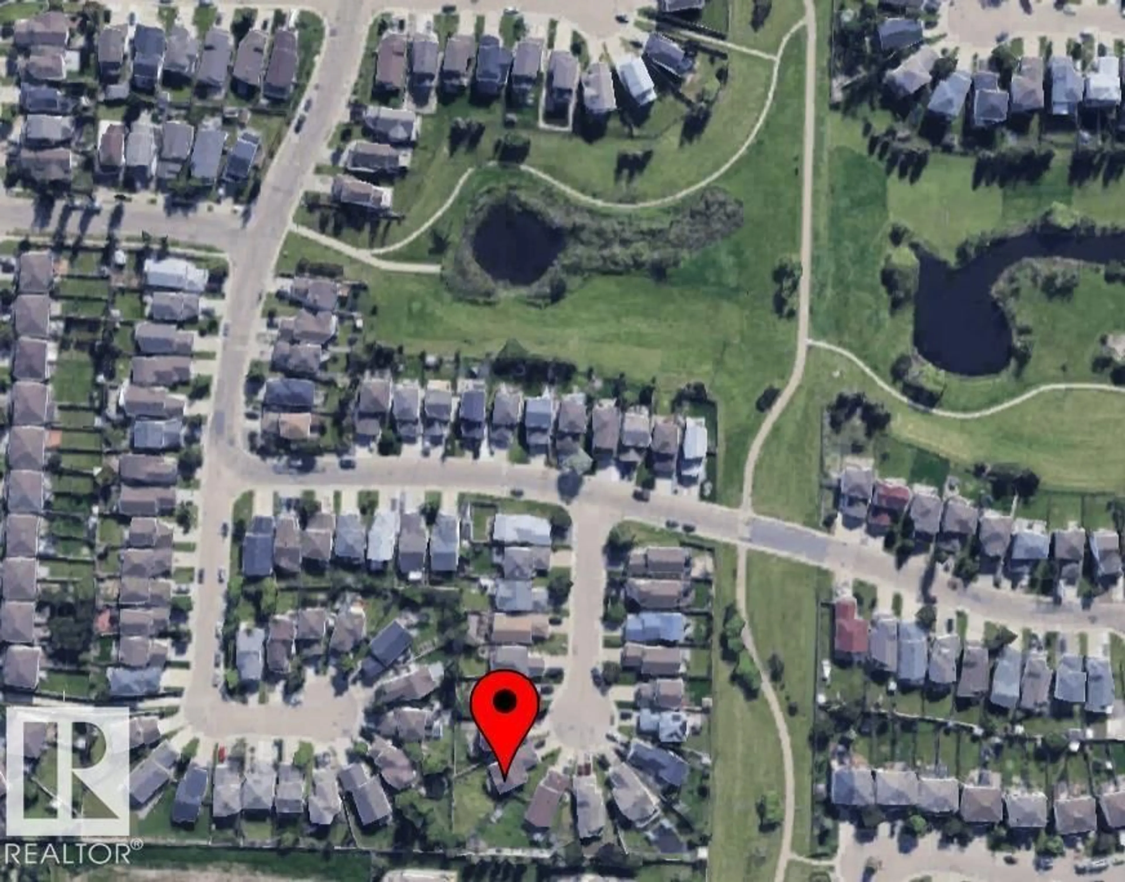 A pic from outside/outdoor area/front of a property/back of a property/a pic from drone, street for 9218 163 AV, Edmonton Alberta T5Z3M8