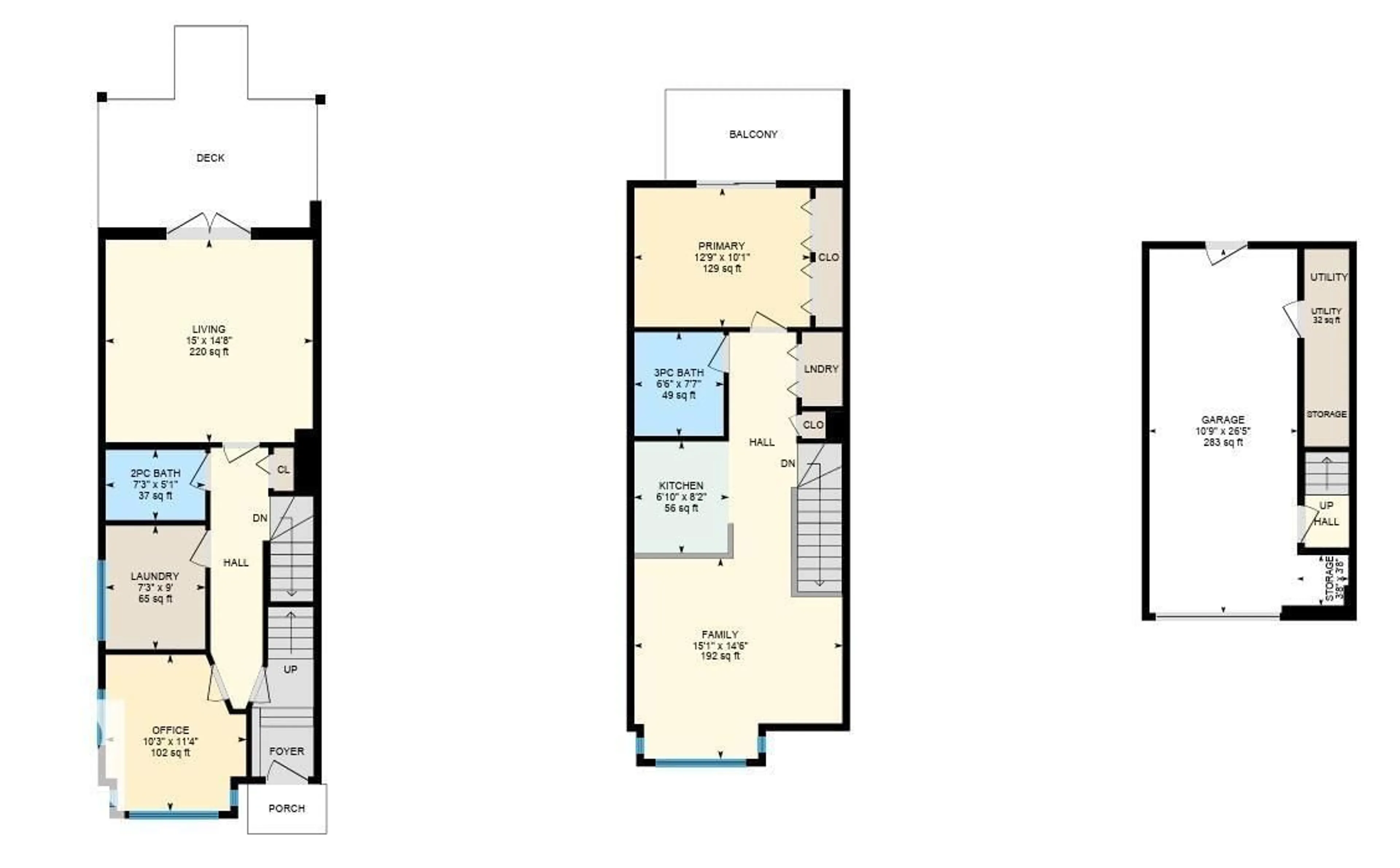 Floor plan for 3 - 10235 111 ST, Edmonton Alberta T5K1V5