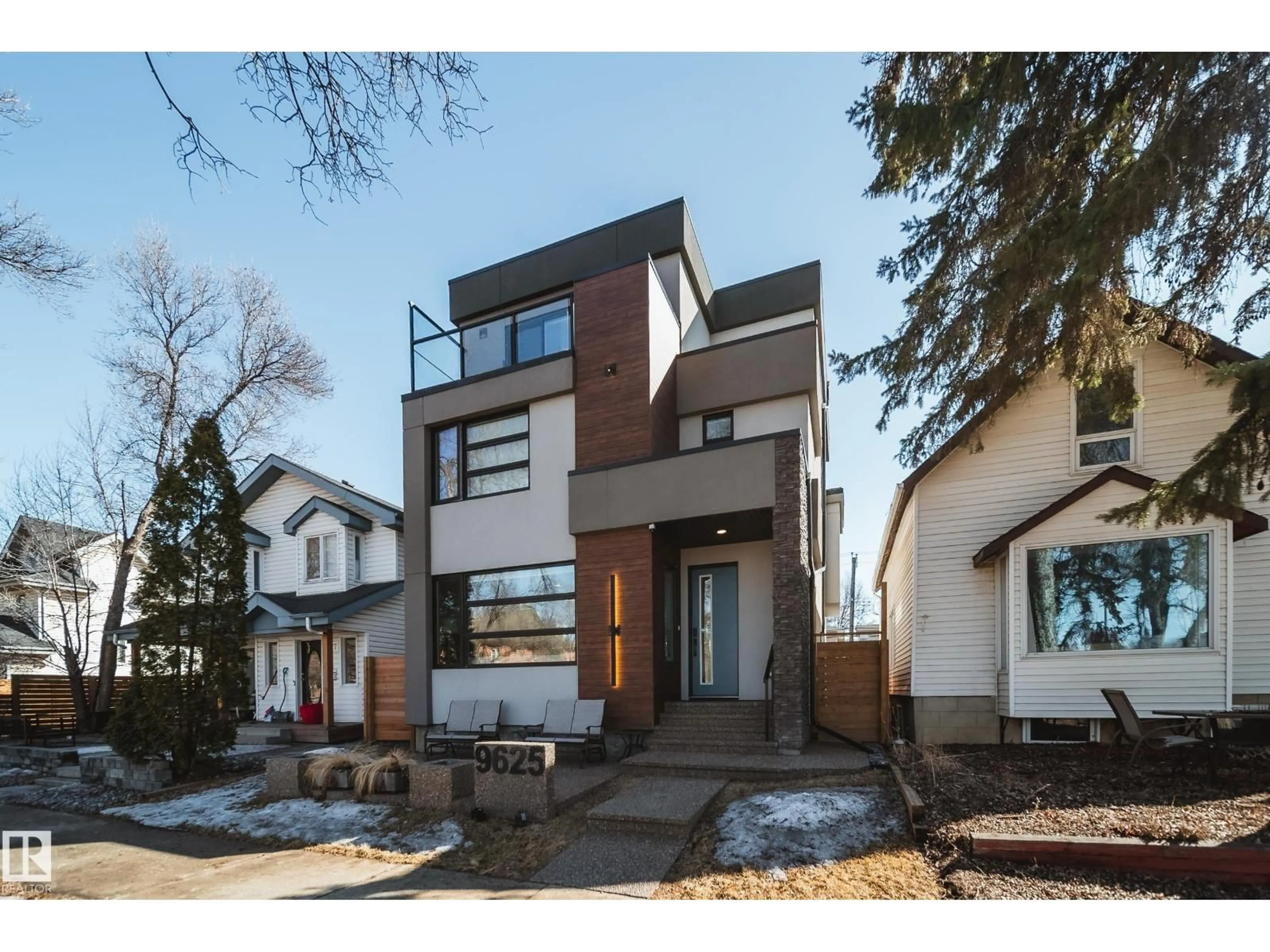 Home with brick exterior material, street for 9625 101 ST, Edmonton Alberta T5K0W7