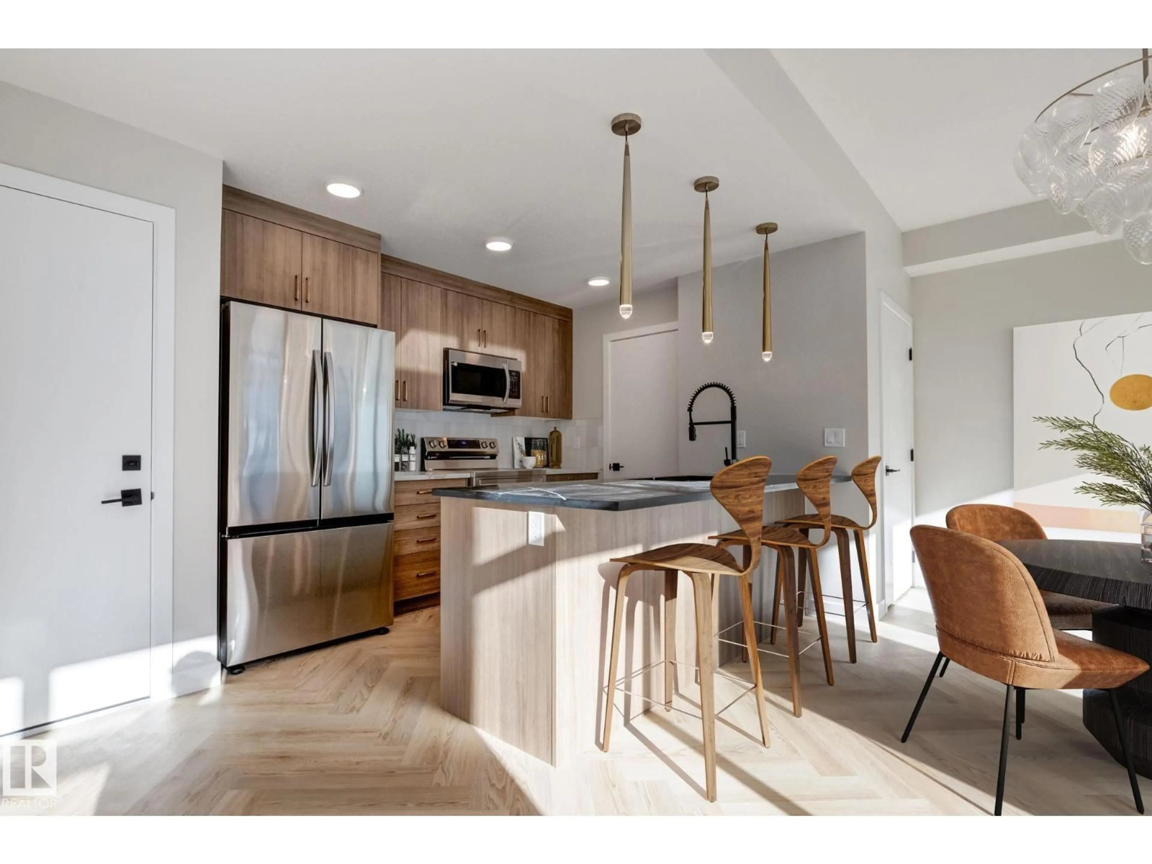 Open concept kitchen, unknown for #45 - 16231 19 AV, Edmonton Alberta T6W5C6