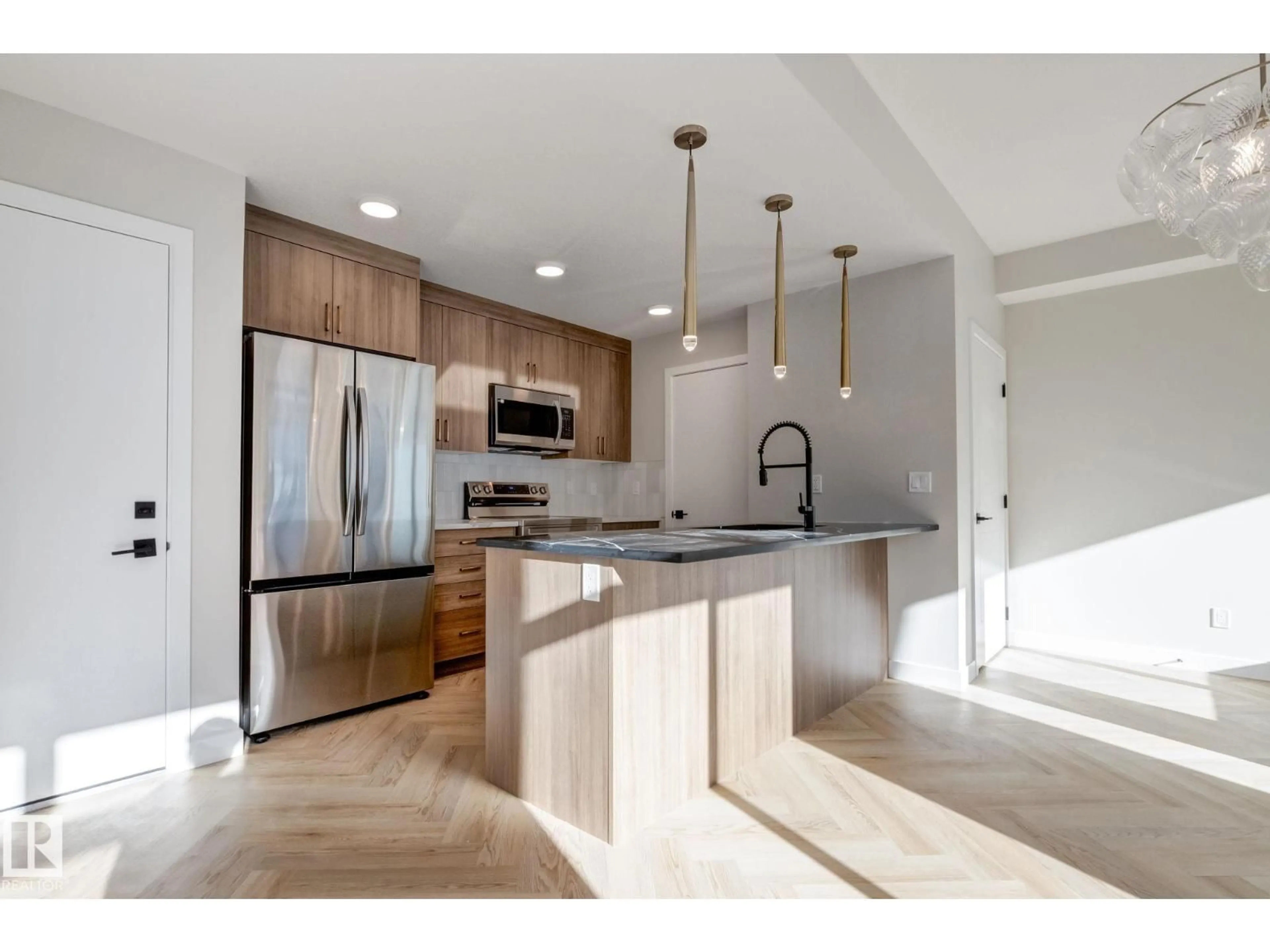 Open concept kitchen, unknown for #45 - 16231 19 AV, Edmonton Alberta T6W5C6