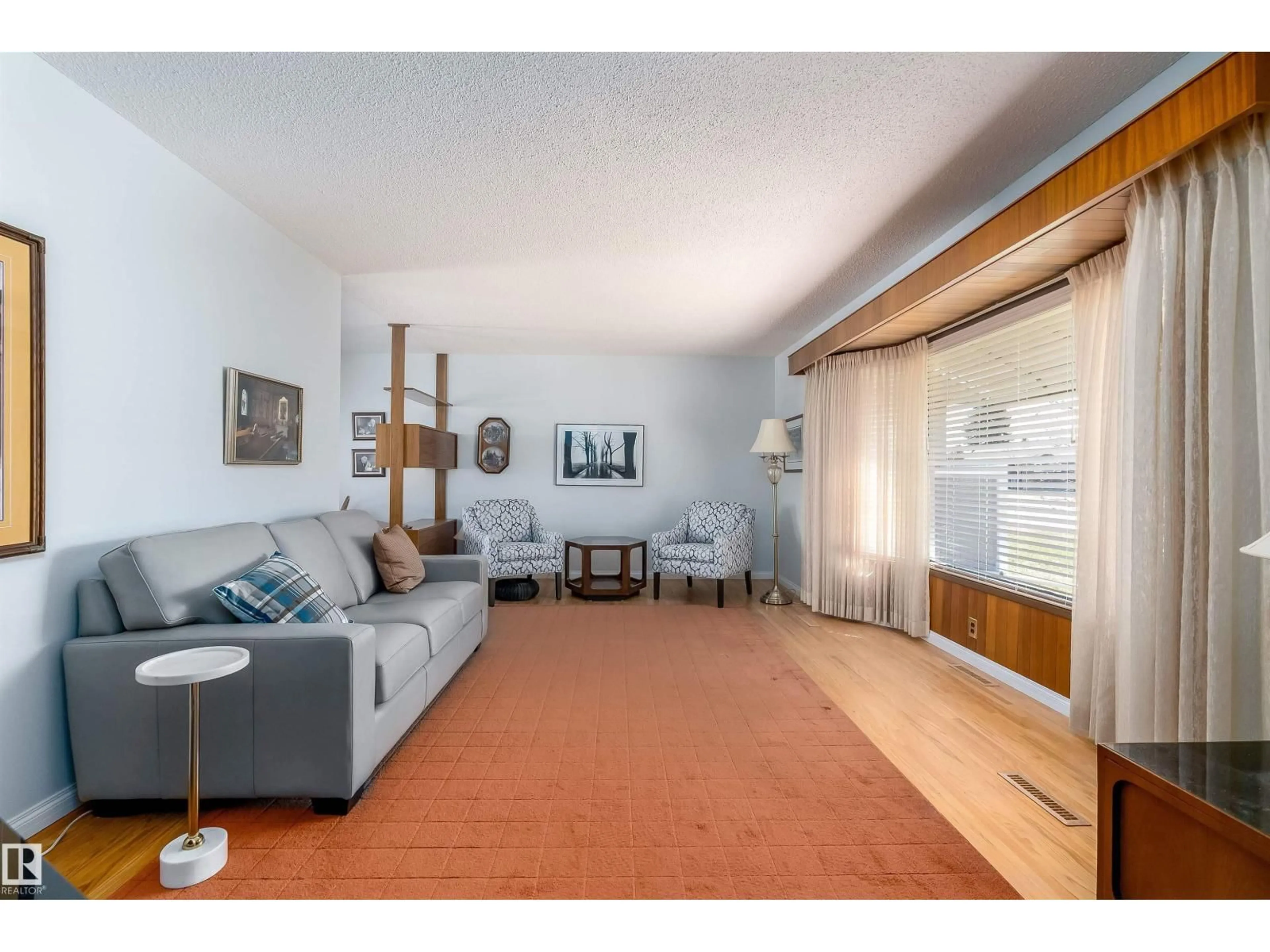 Living room with furniture, unknown for NW - 9411 68A ST, Edmonton Alberta T6B1T9