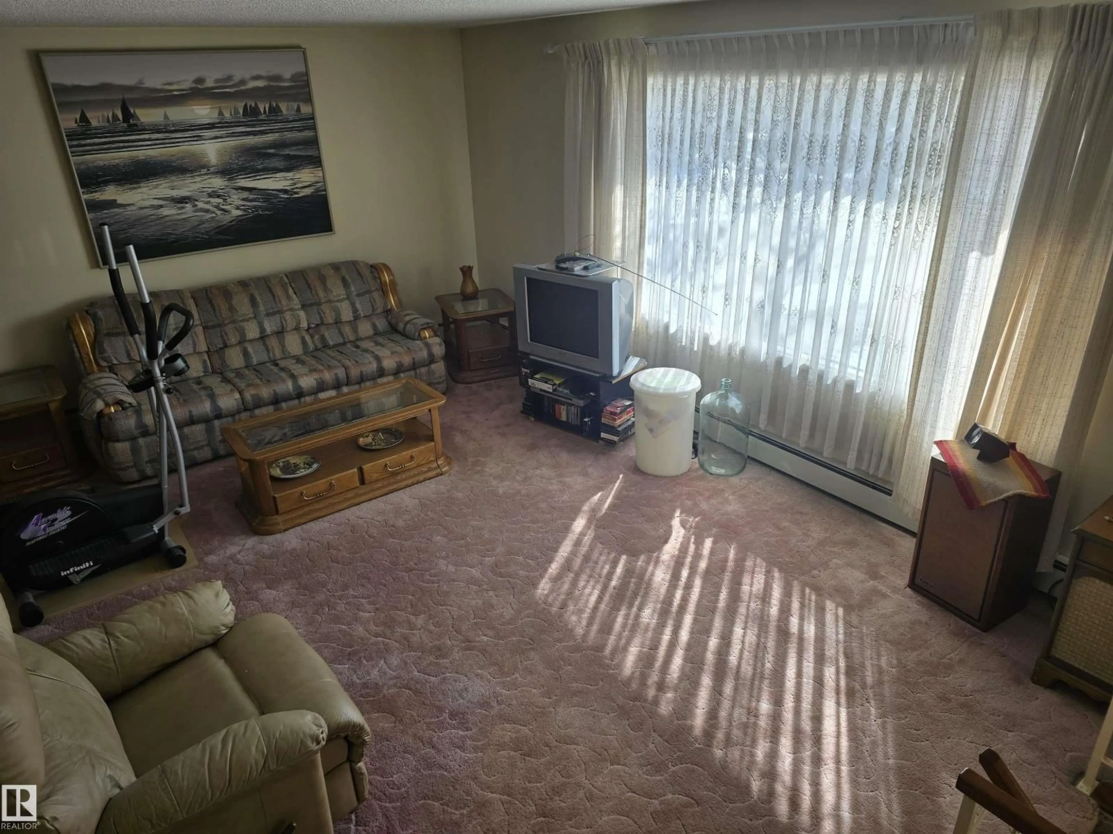 Living room with furniture, unknown for 3415 81 ST, Edmonton Alberta T6K0G3
