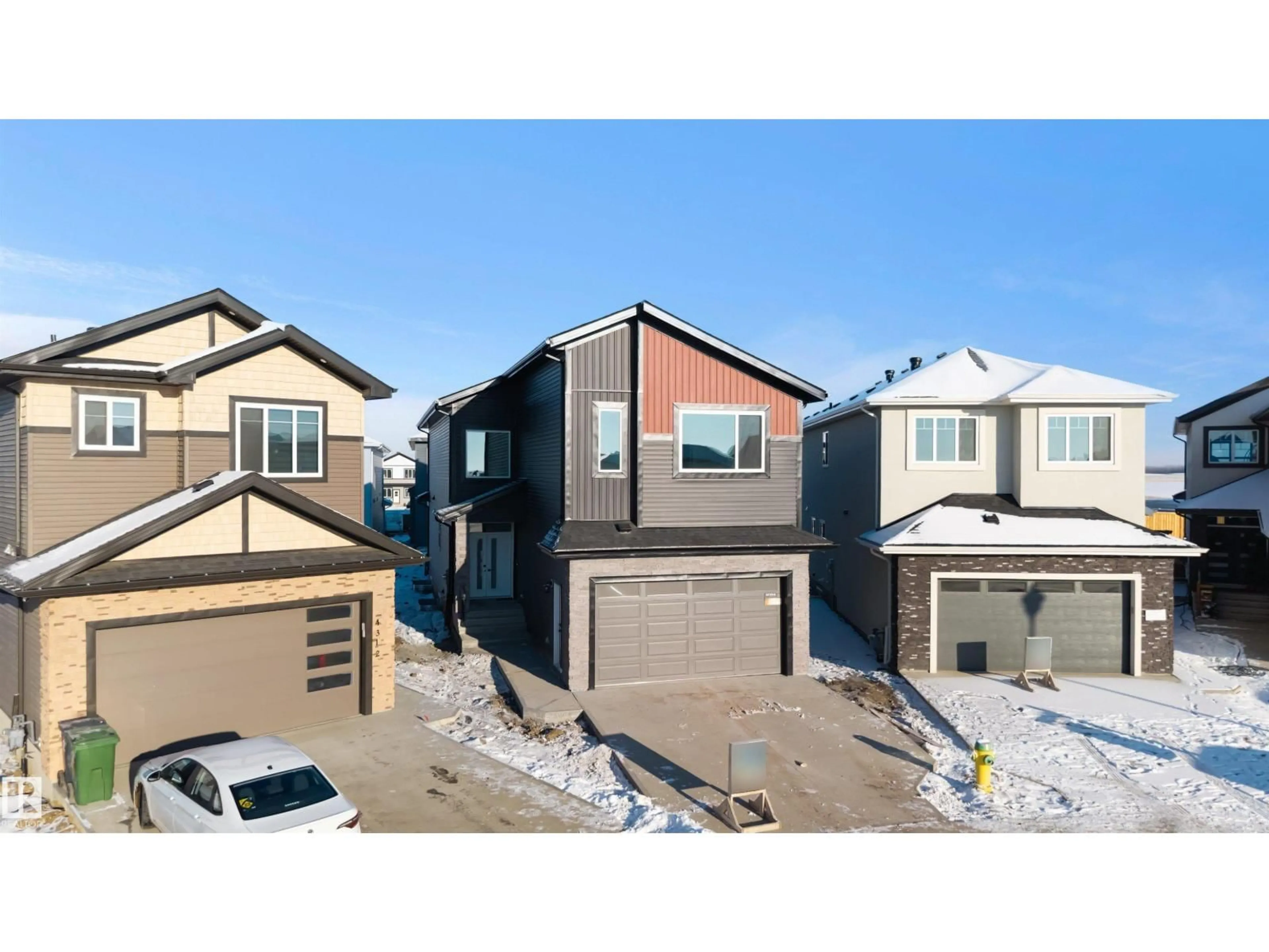 A pic from outside/outdoor area/front of a property/back of a property/a pic from drone, street for 4313 35 ST, Beaumont Alberta T4X3G6