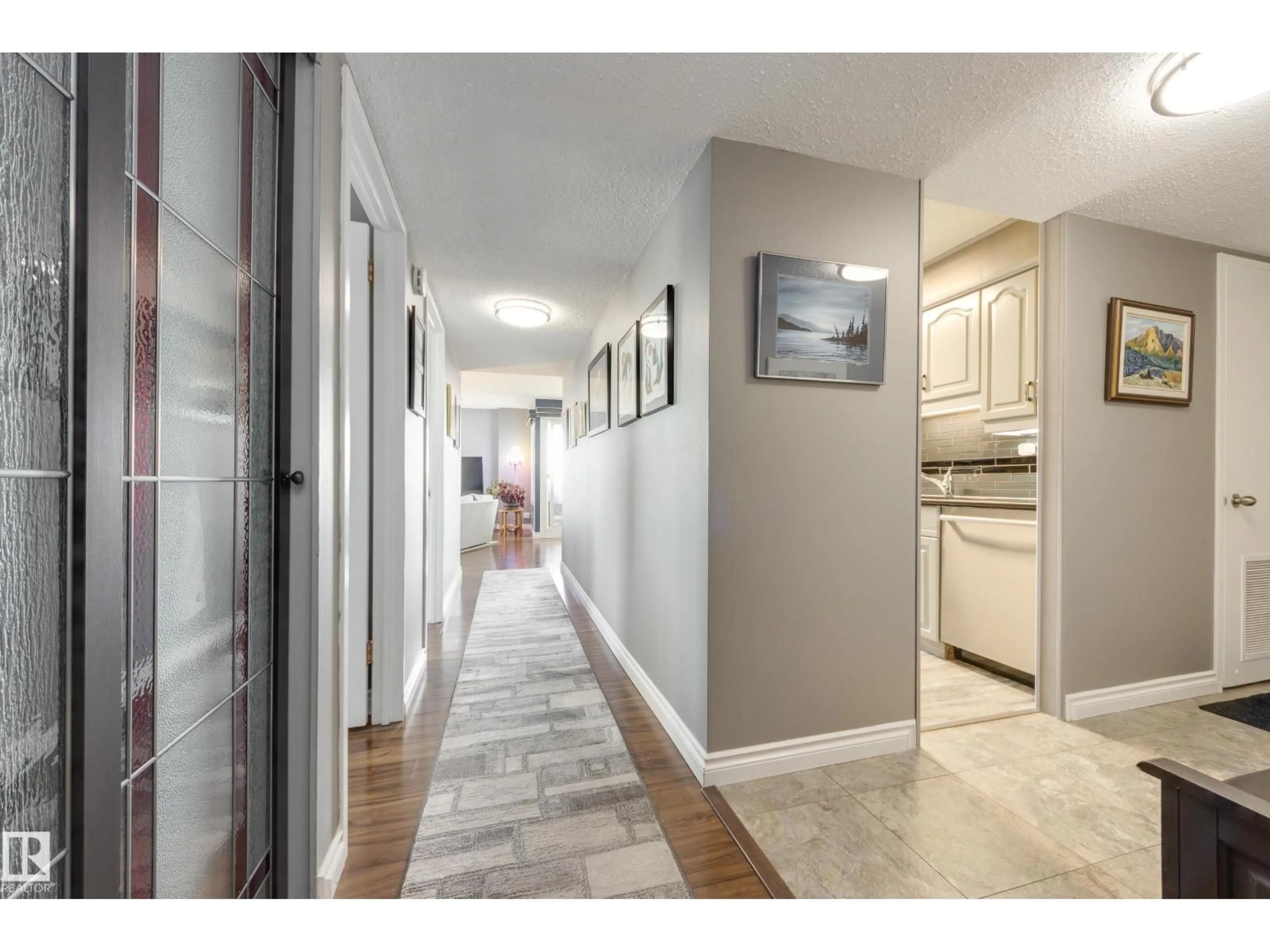 Indoor entryway for #1406 - 12303 JASPER AV, Edmonton Alberta T5N3K7