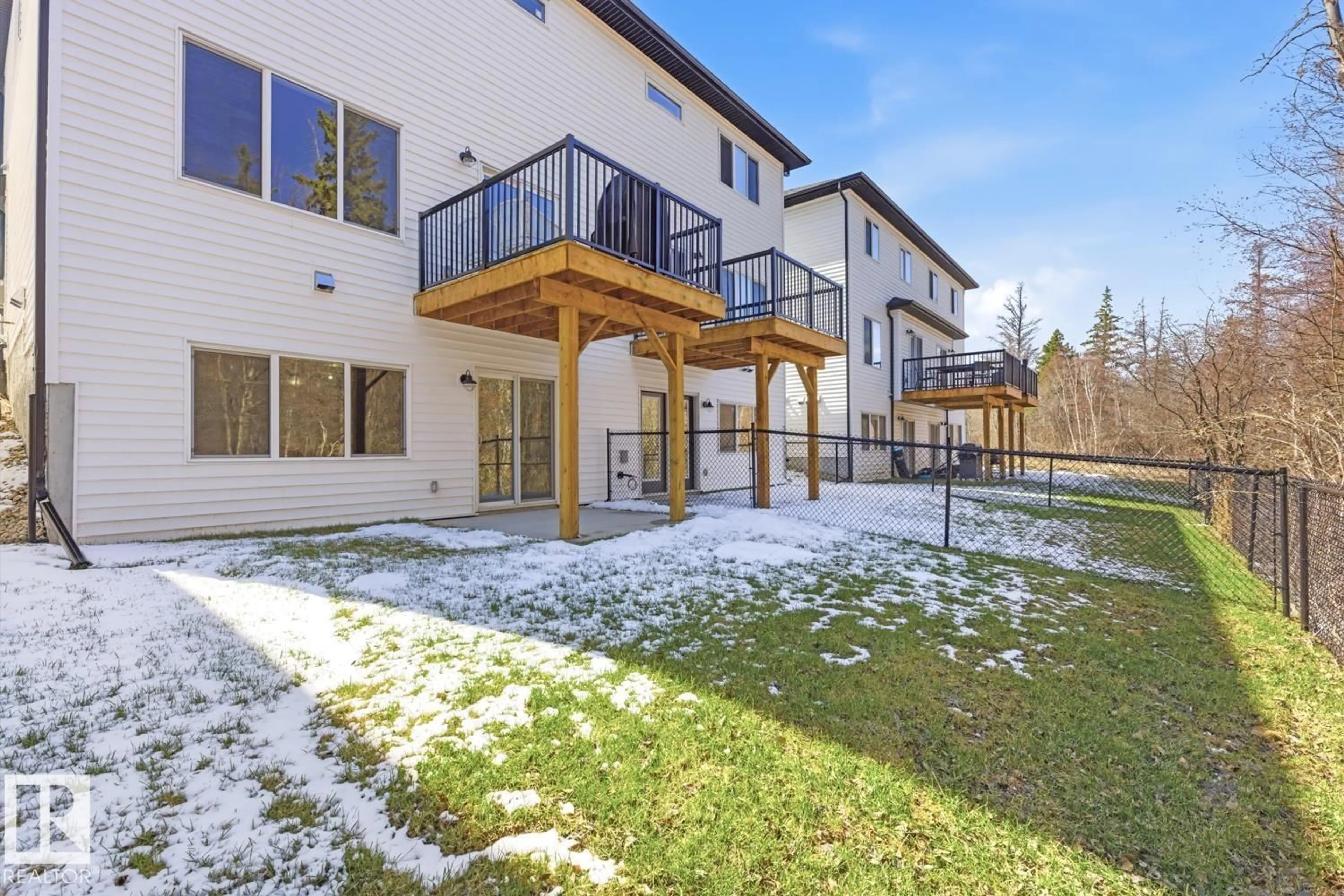 Patio, mountain view for 19 - 5122 213A ST, Edmonton Alberta T6M1M6