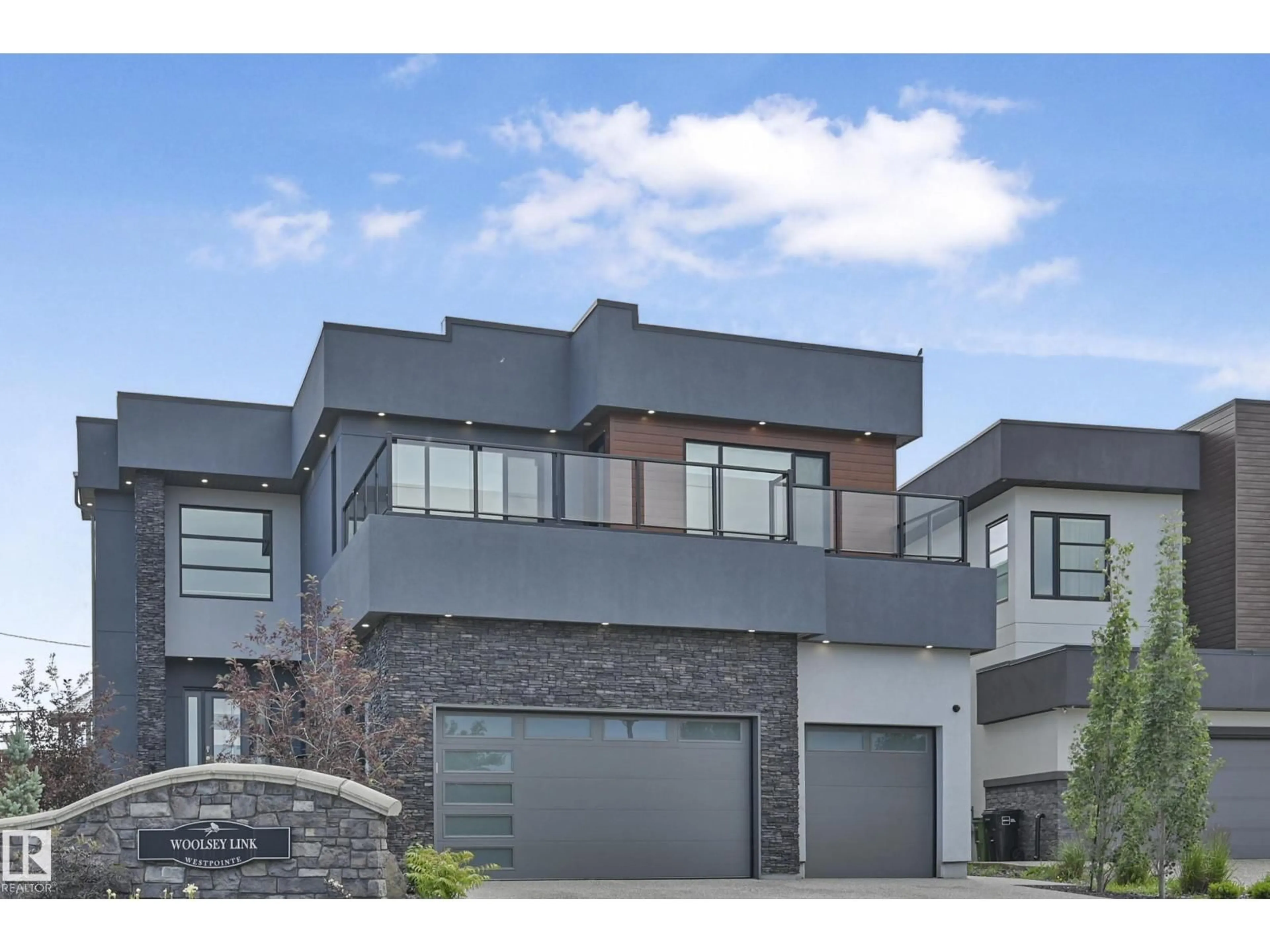 Home with brick exterior material, street for NW - 5121 WOOLSEY LI, Edmonton Alberta T6W2C1