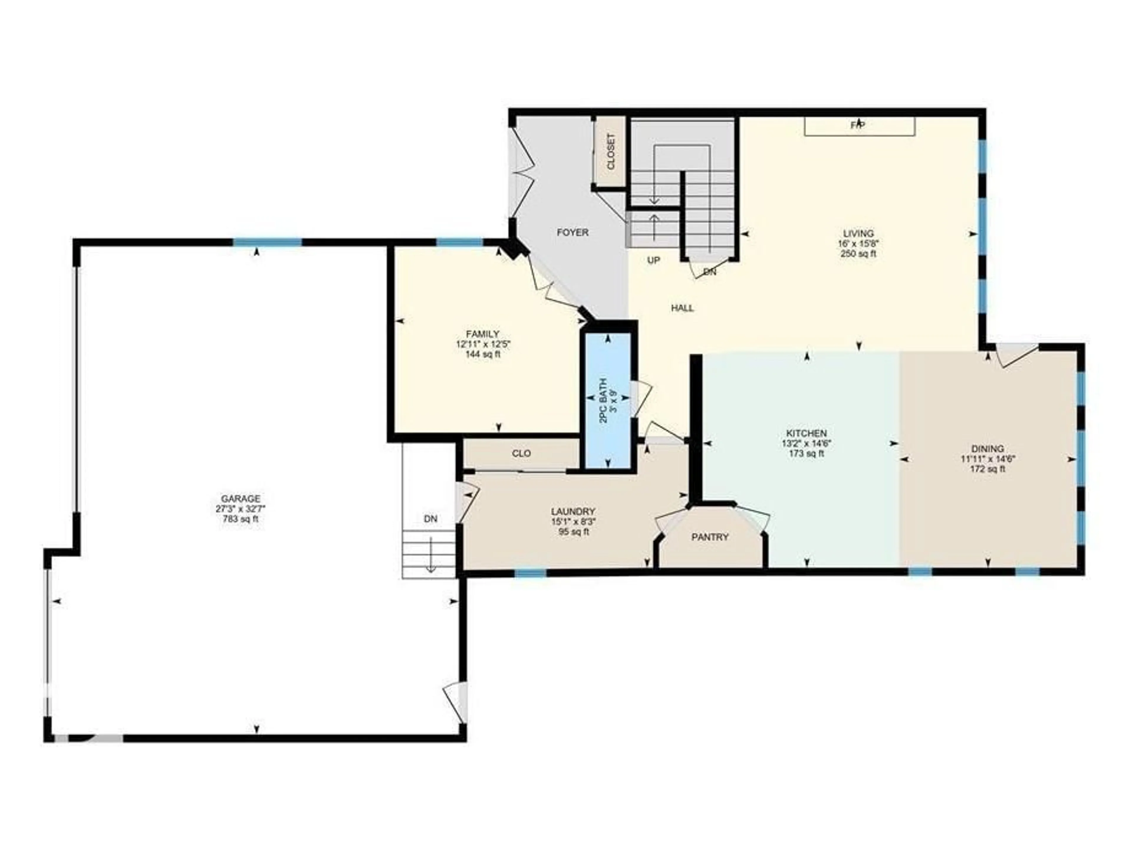 Floor plan for 1606 ADAMSON CL, Edmonton Alberta T6W0V5