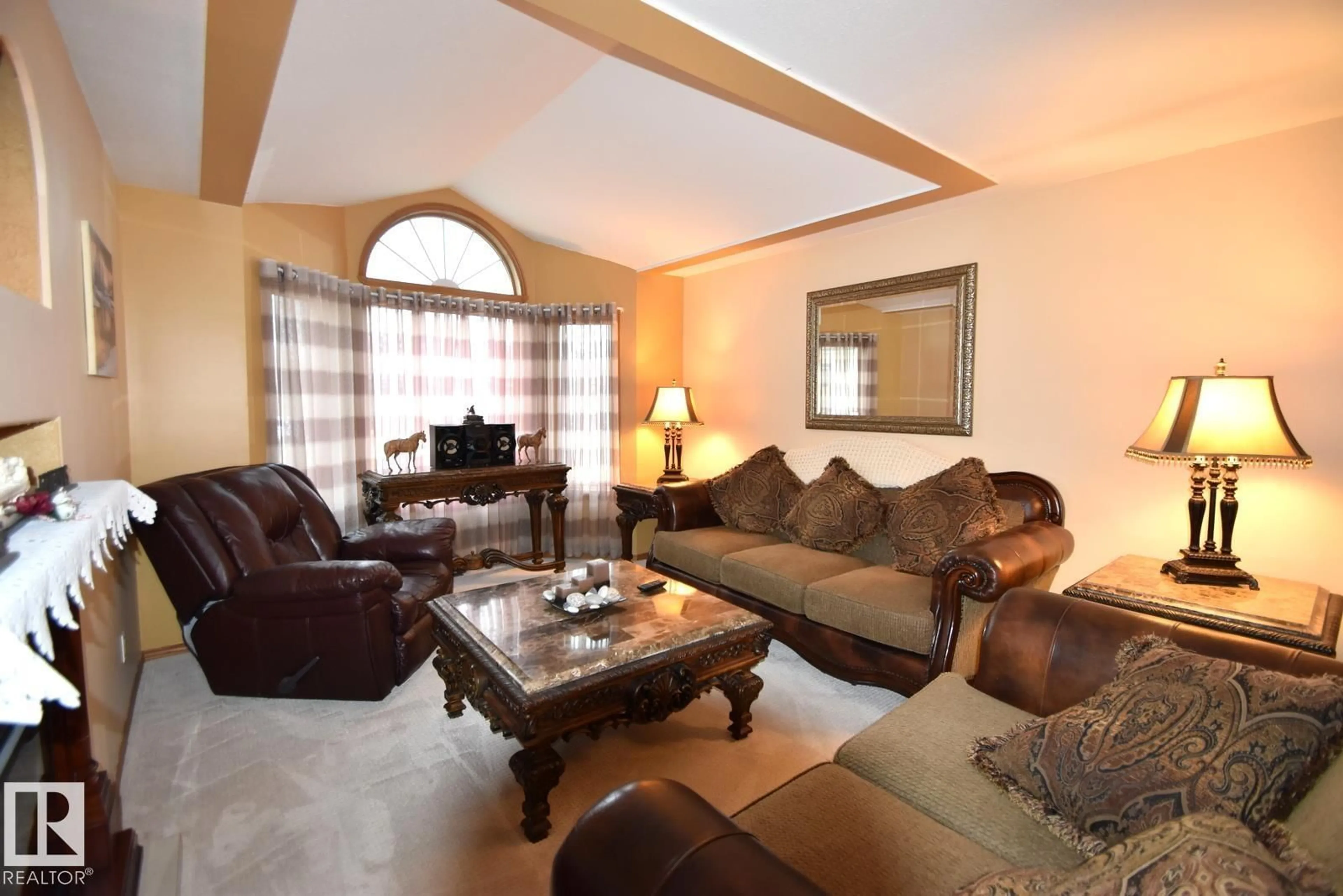 Living room with furniture, unknown for 5204 1 AV E, Boyle Alberta T0A0M0