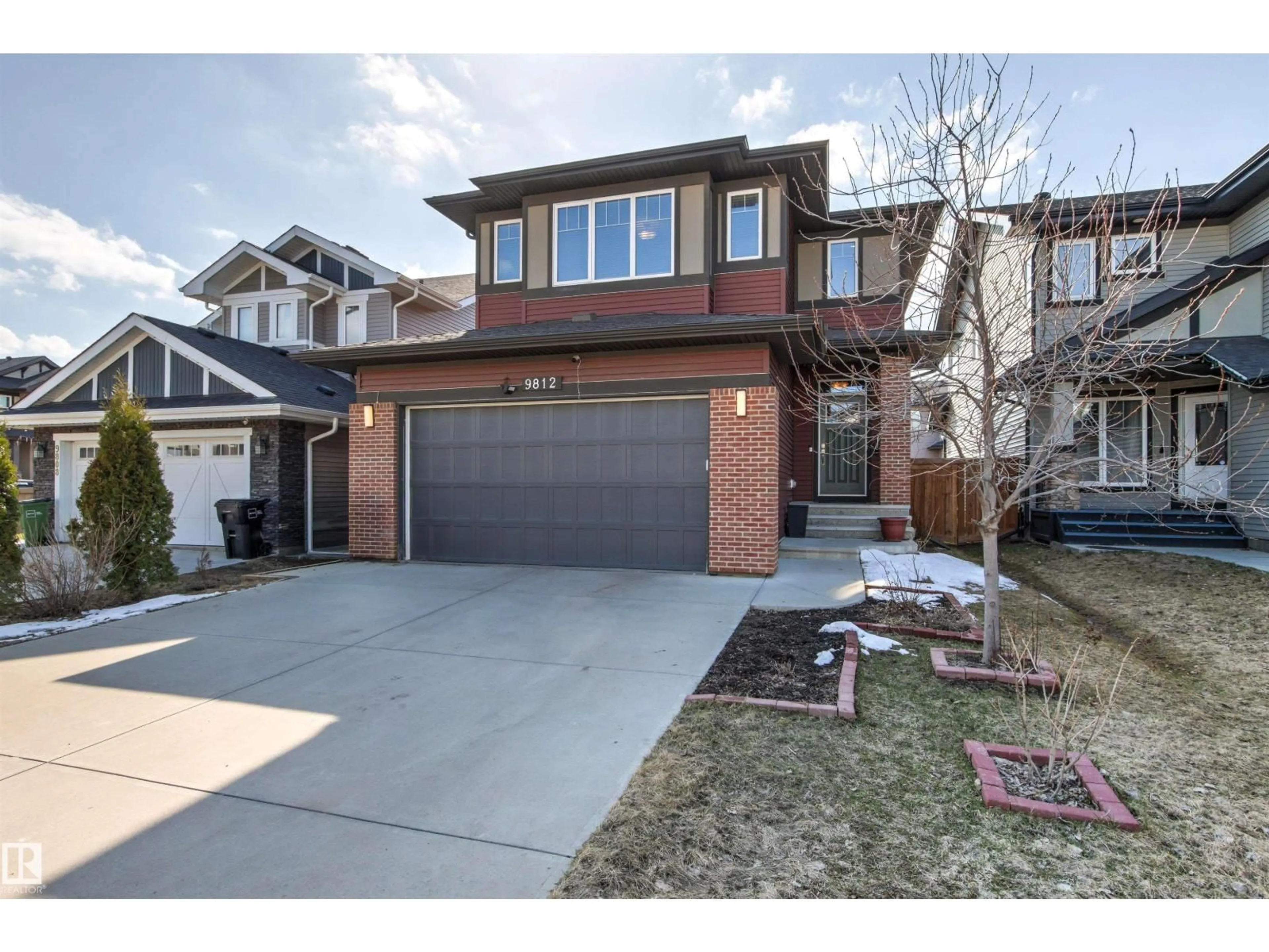 Home with brick exterior material, street for NW - 9812 224 ST, Edmonton Alberta T5T7B8