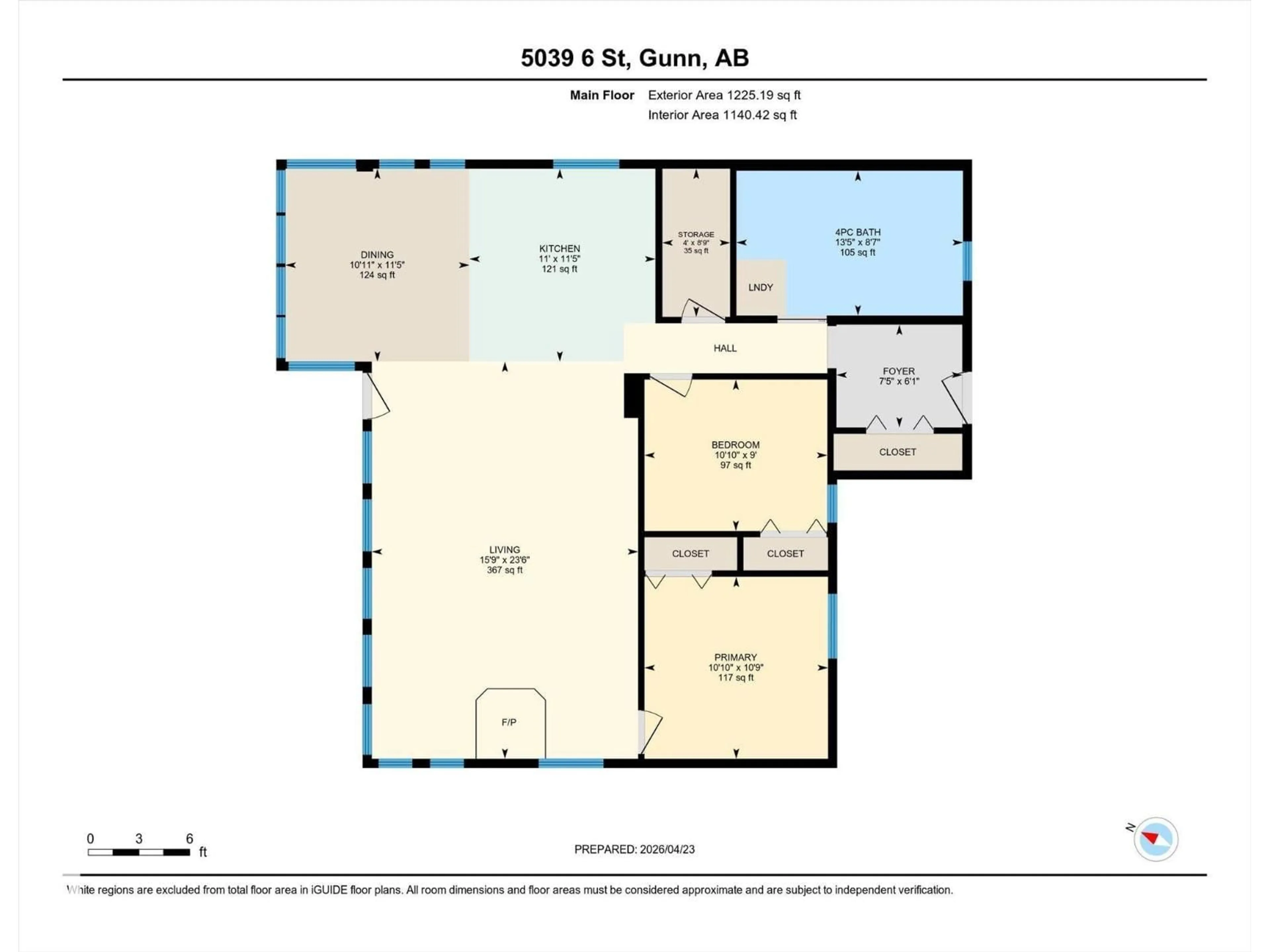 Floor plan for 5039 6 ST, Rural Lac Ste. Anne County Alberta T5M2T8
