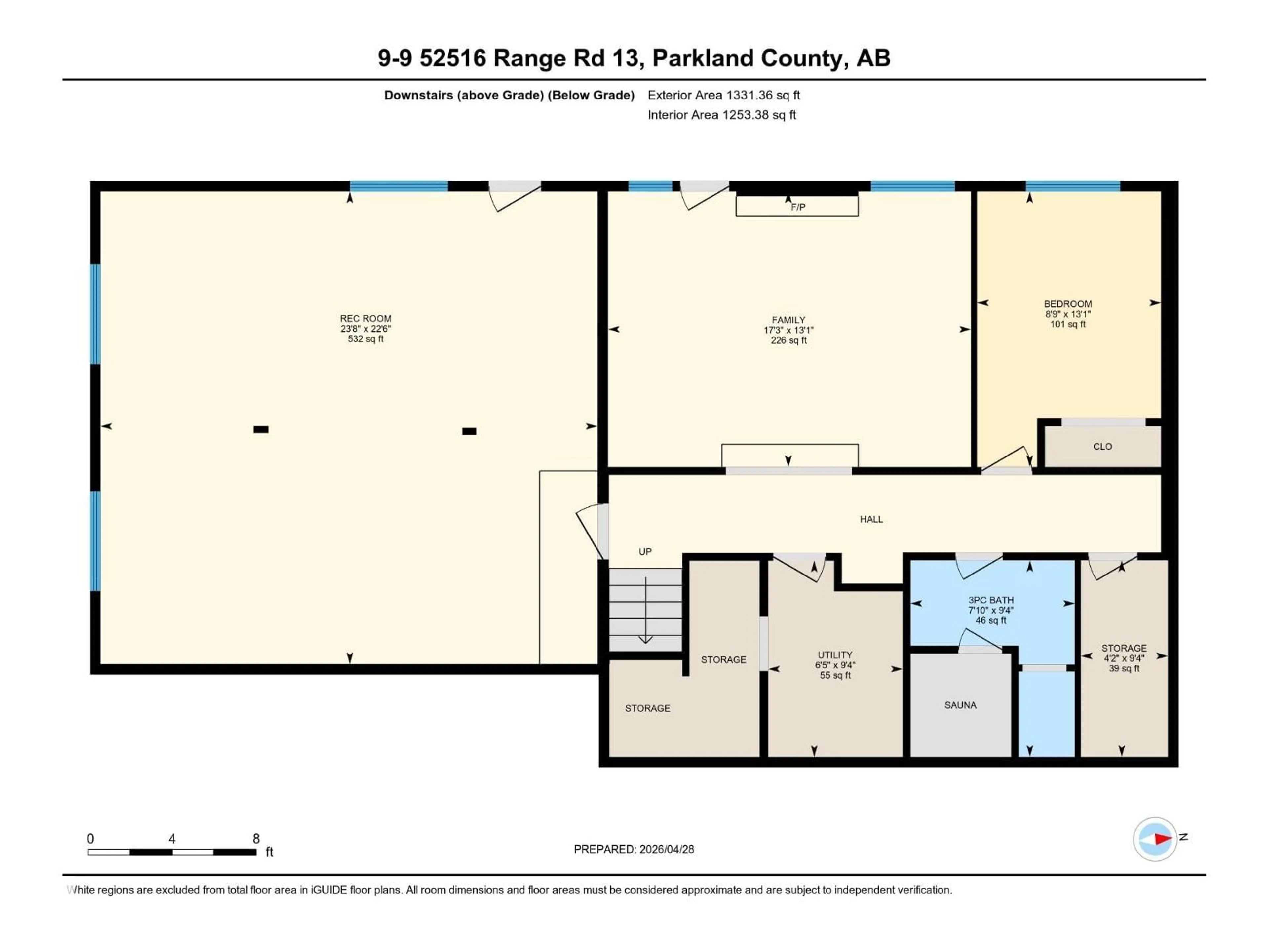 Floor plan for 52516 - 9 RANGE ROAD 13, Rural Parkland County Alberta T7Y2C1