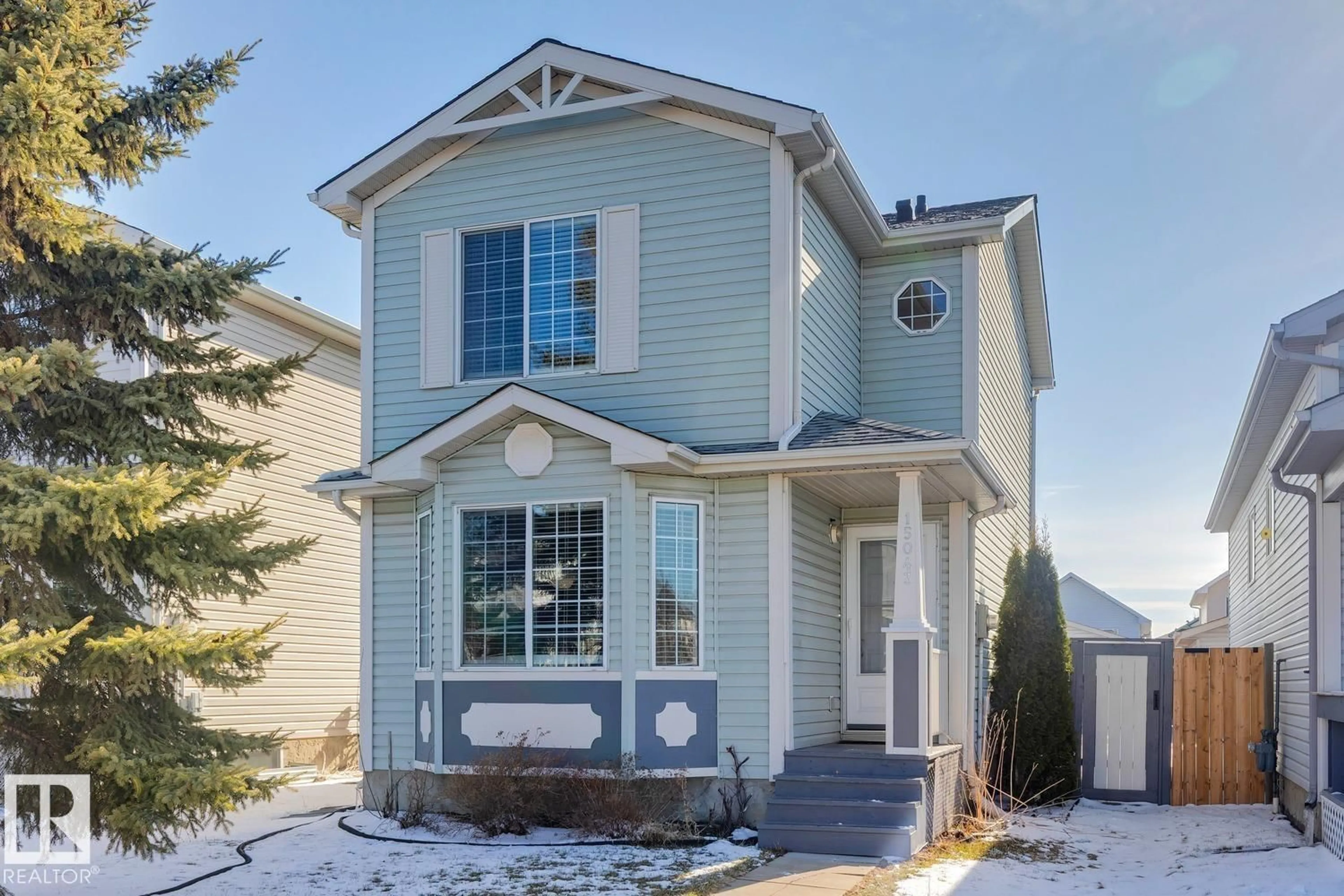 Home with vinyl exterior material, street for NW - 15043 132 ST, Edmonton Alberta T6V1K8