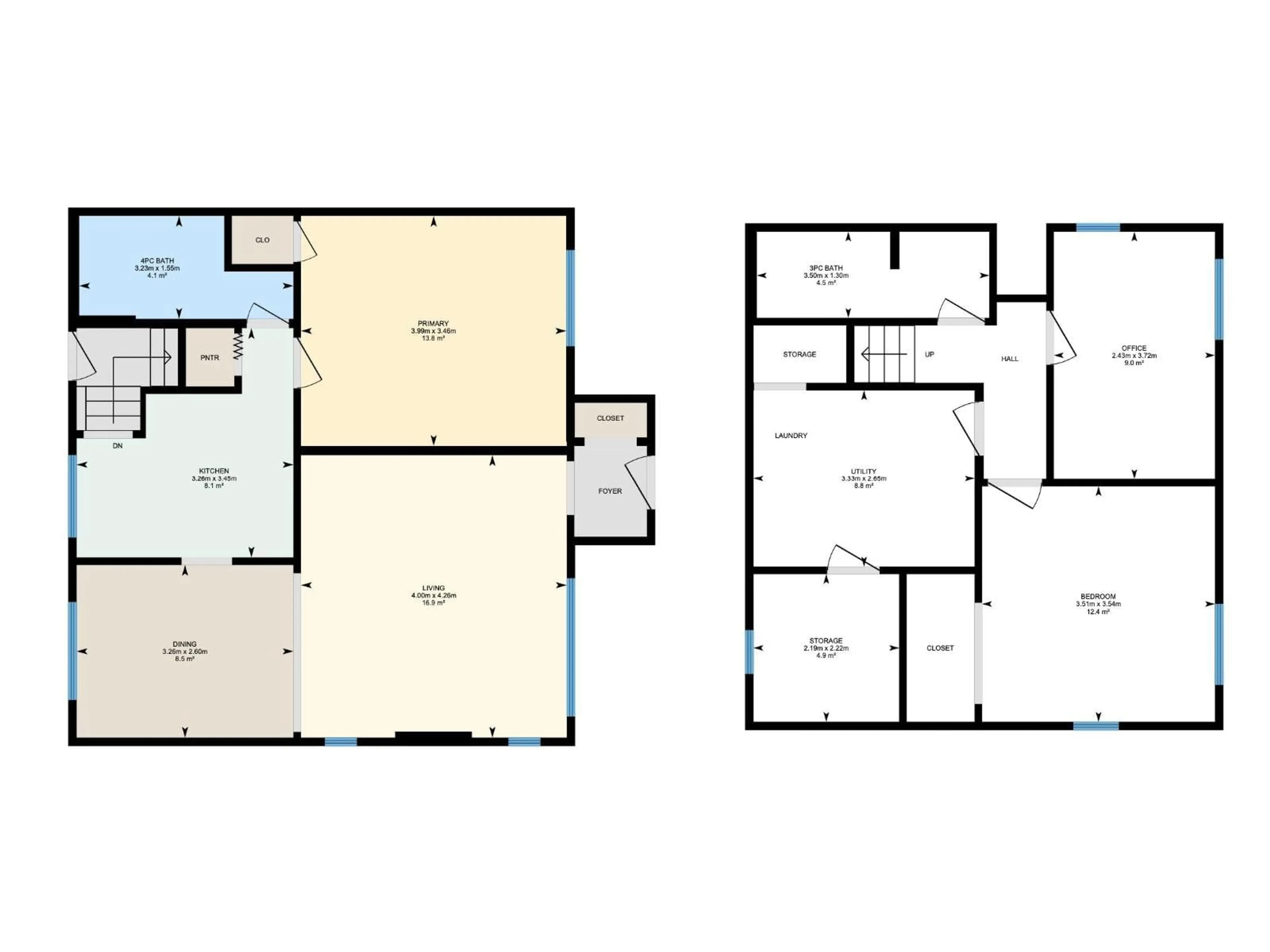 Floor plan for 9852 86 AV, Edmonton Alberta T6E2L6