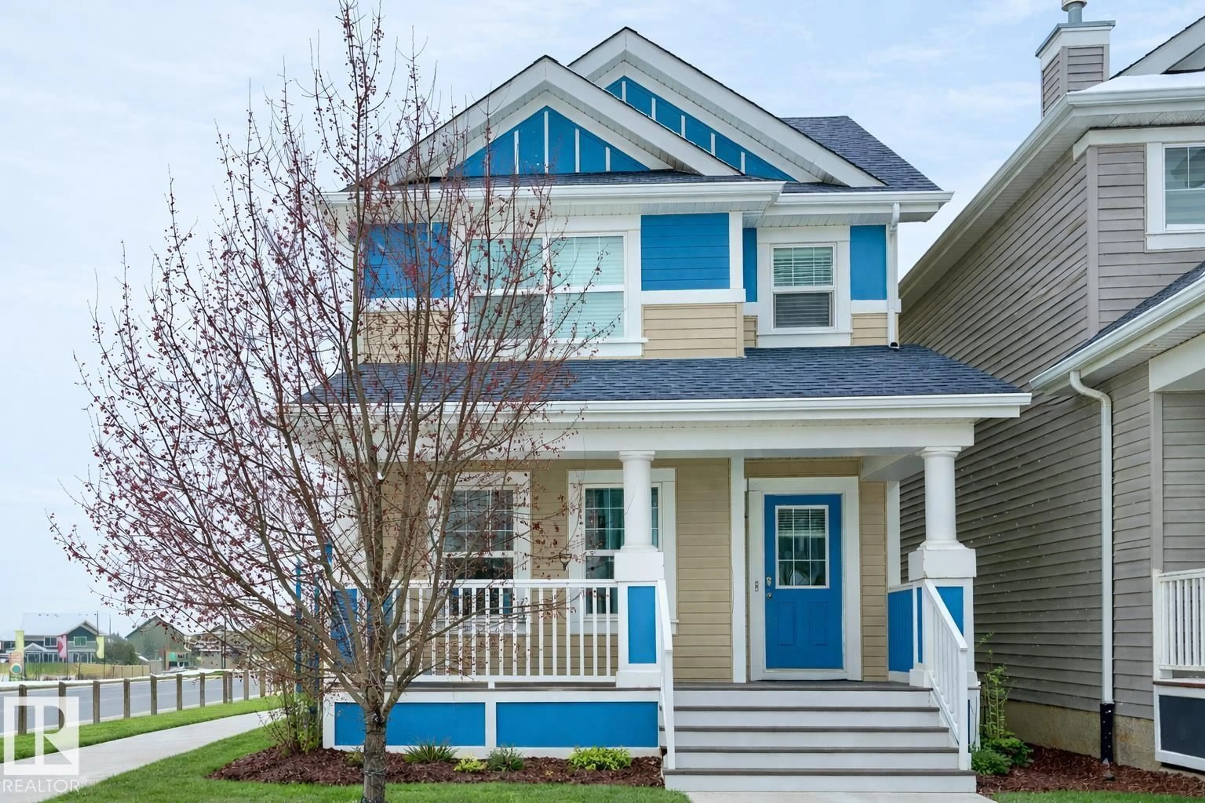 Home with vinyl exterior material, street for SW - 2344 71 ST, Edmonton Alberta T6X1Z1