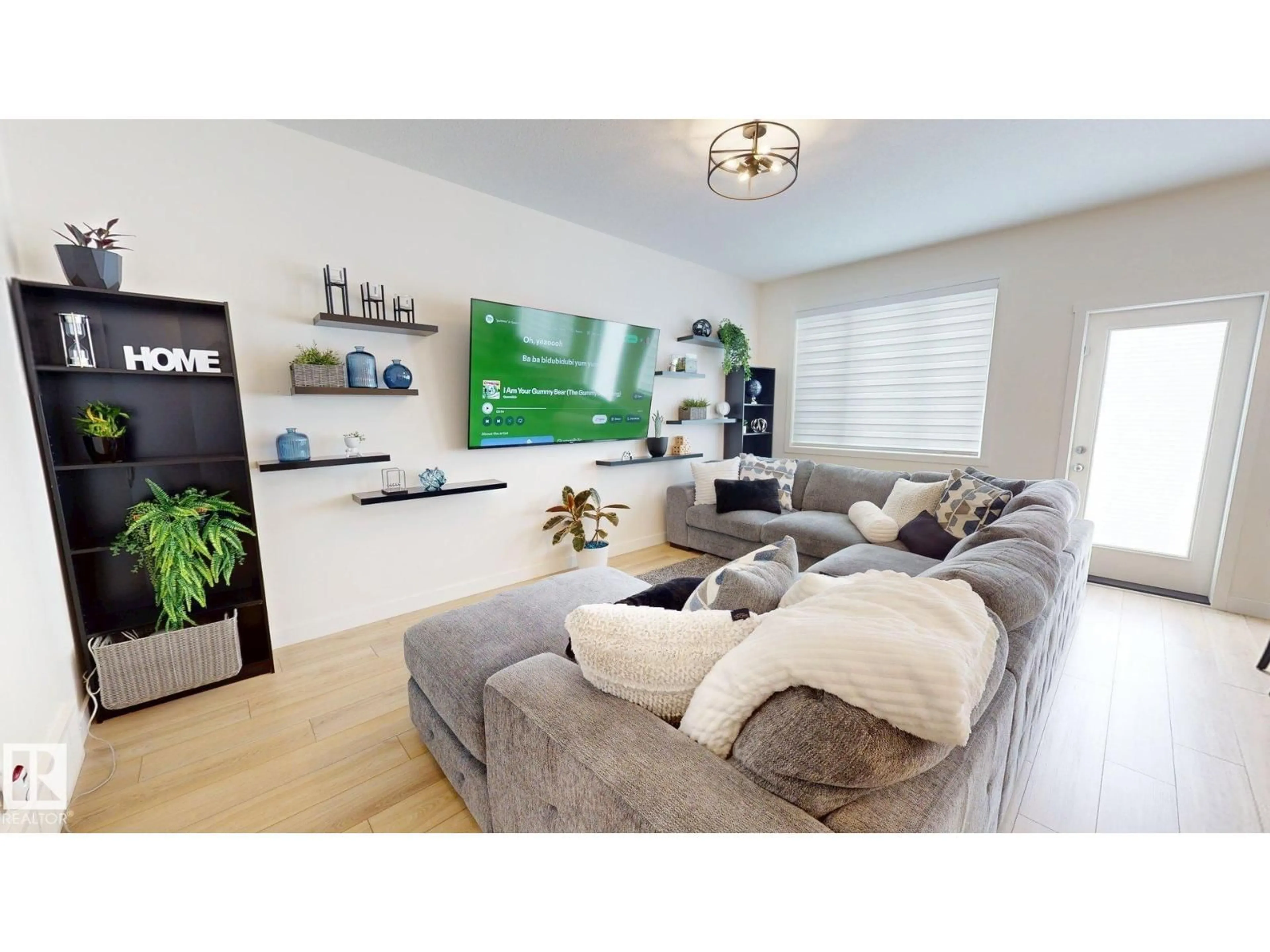 Living room with furniture, unknown for 8723 183 AV, Edmonton Alberta T5Z0G6