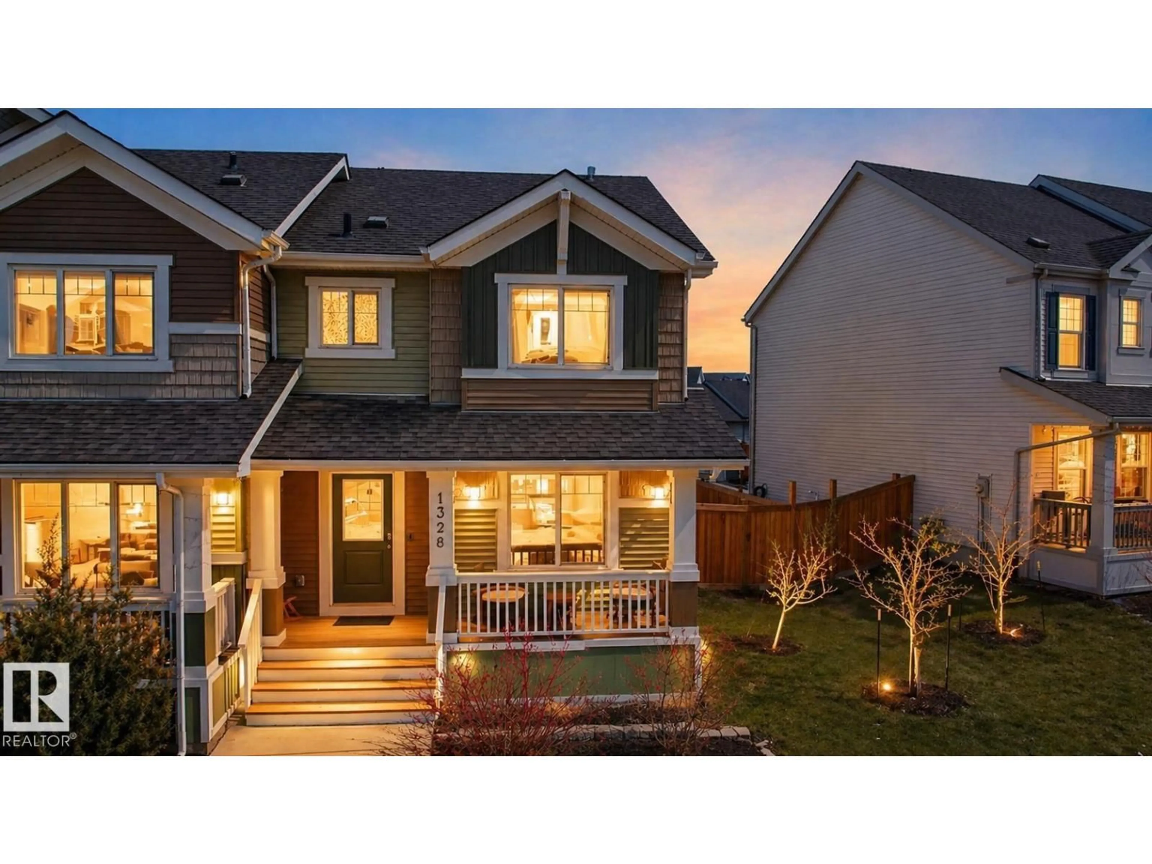 Home with vinyl exterior material, street for 1328 CHAPPELLE BV, Edmonton Alberta T6W3S2