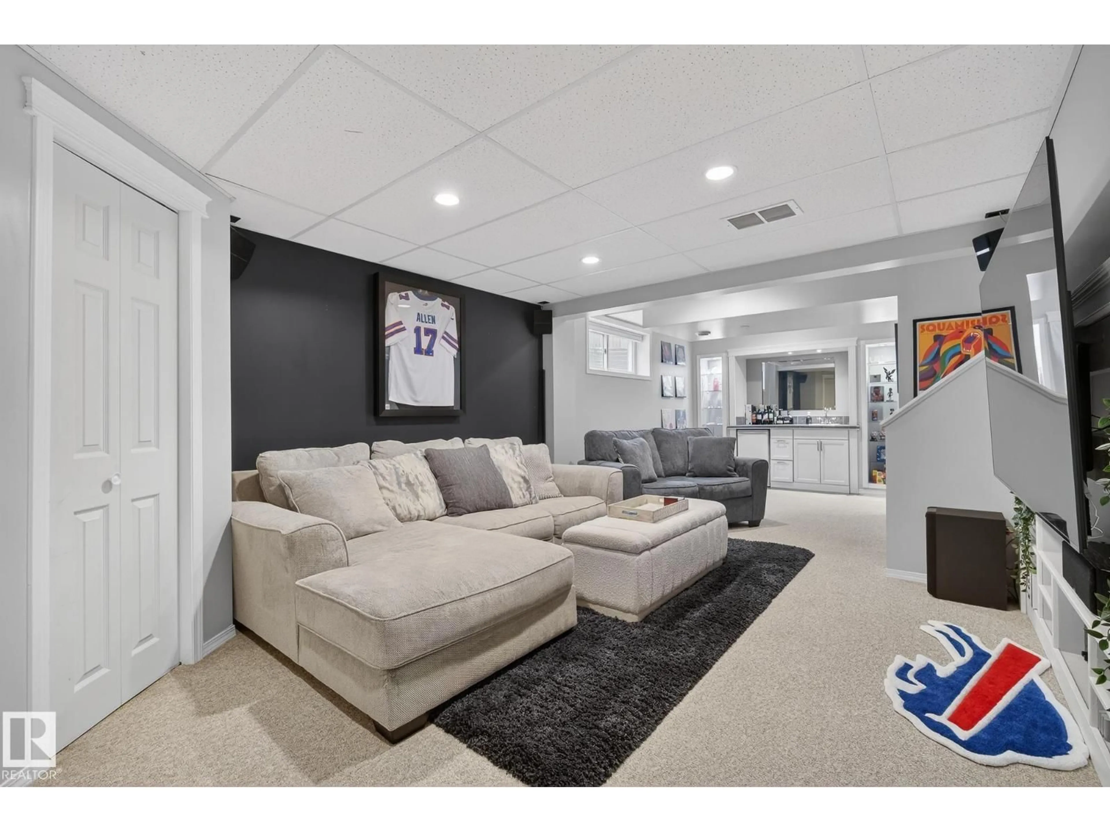 Home theater for 67 SUMMERFIELD PT, Sherwood Park Alberta T8H2P6