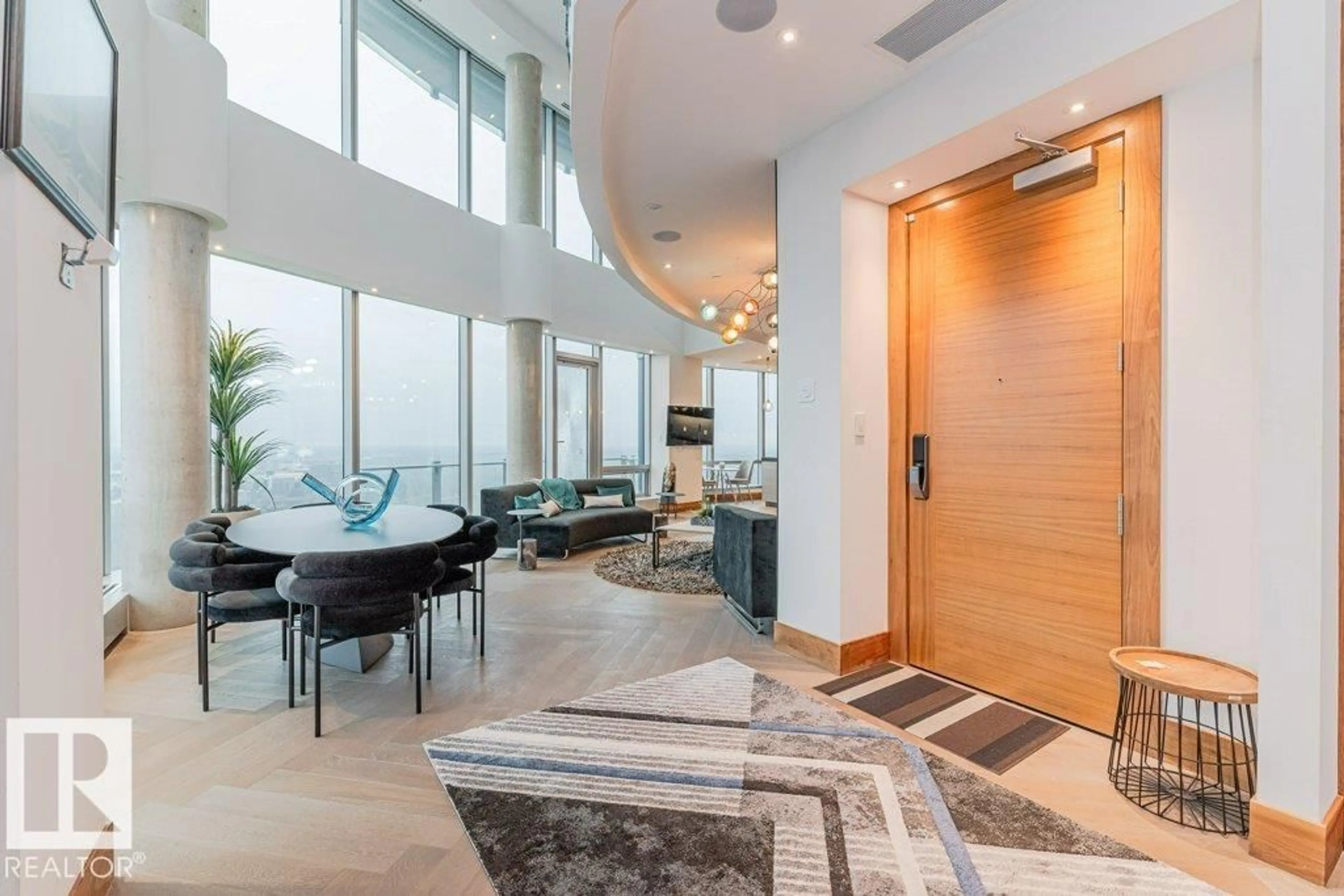 Indoor foyer for 3401 JASPER AV, Edmonton Alberta T5K0P1