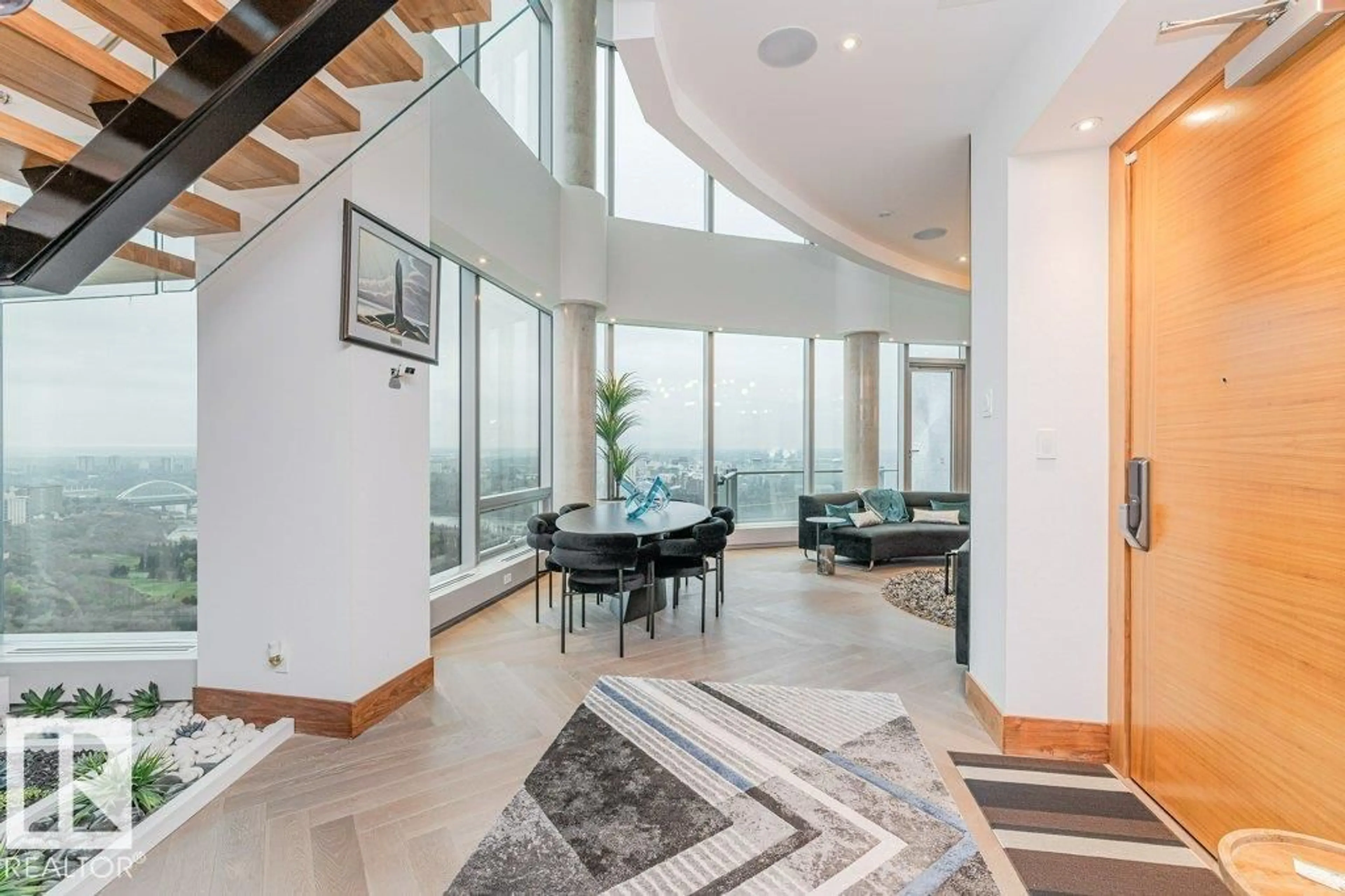 Indoor foyer for 3401 JASPER AV, Edmonton Alberta T5K0P1