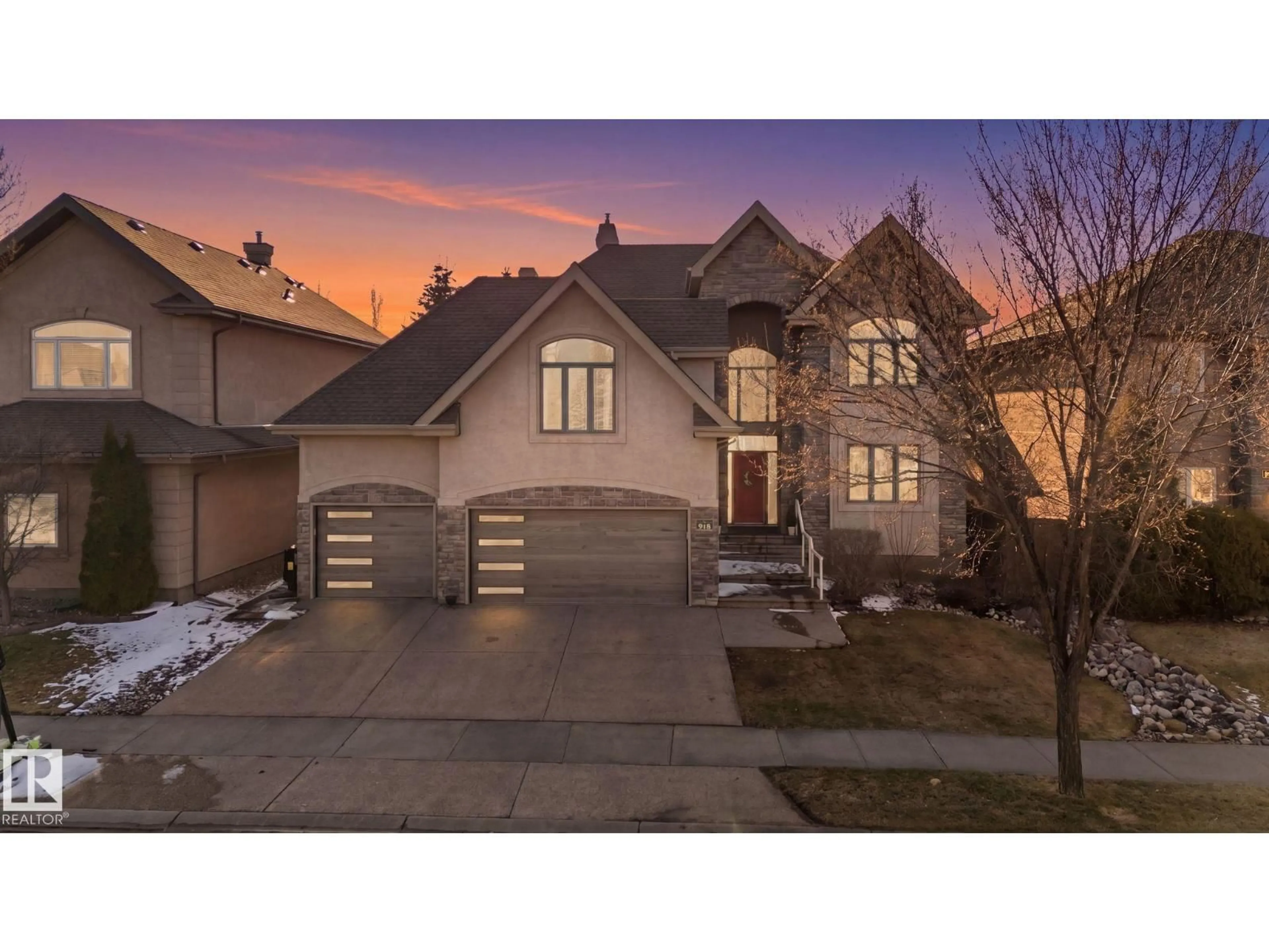Home with brick exterior material, street for NW - 918 HOLLINGSWORTH BN, Edmonton Alberta T6R3L3