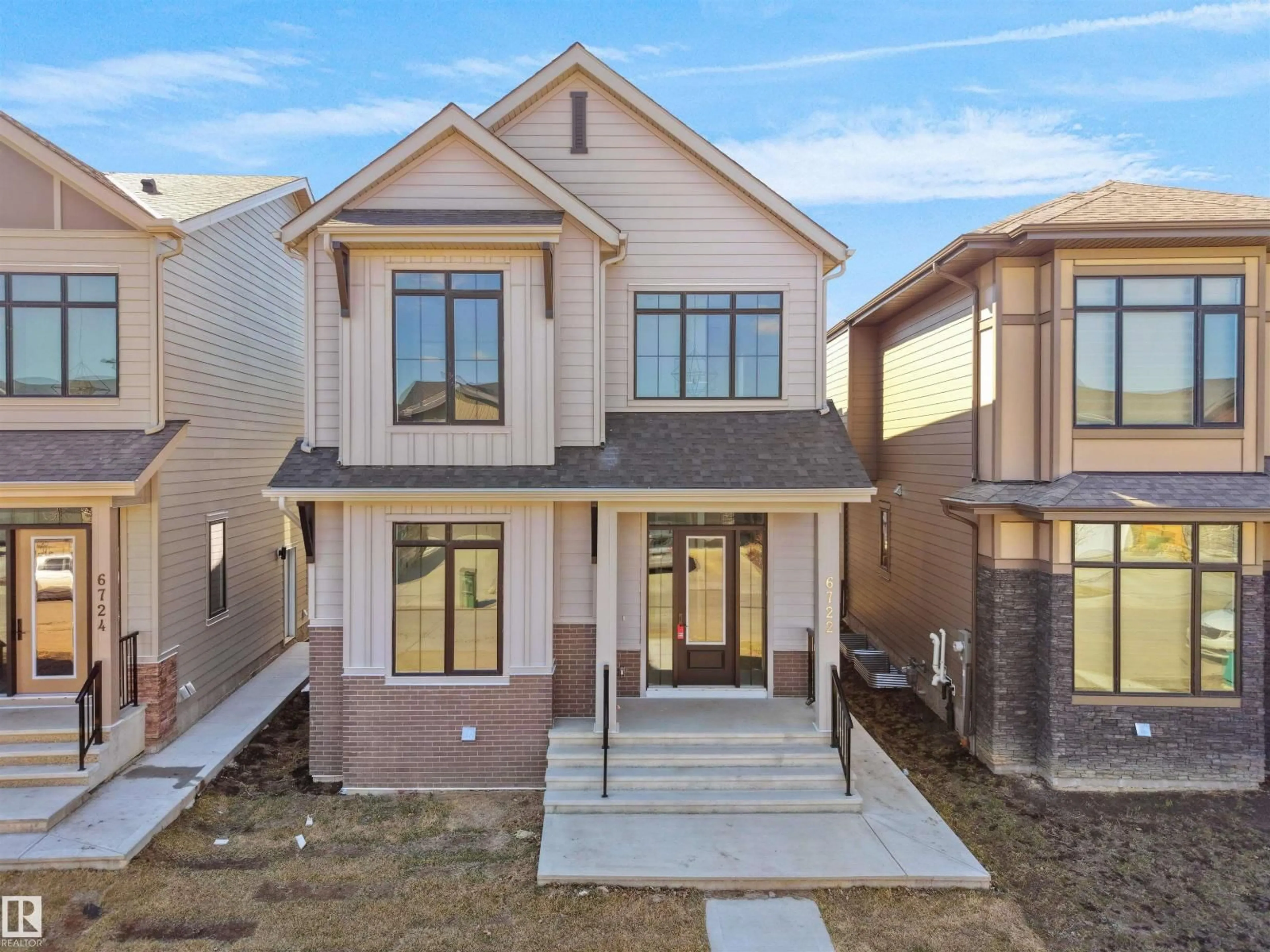 Home with brick exterior material, street for 6722 CRAWFORD WY, Edmonton Alberta T6W4L8