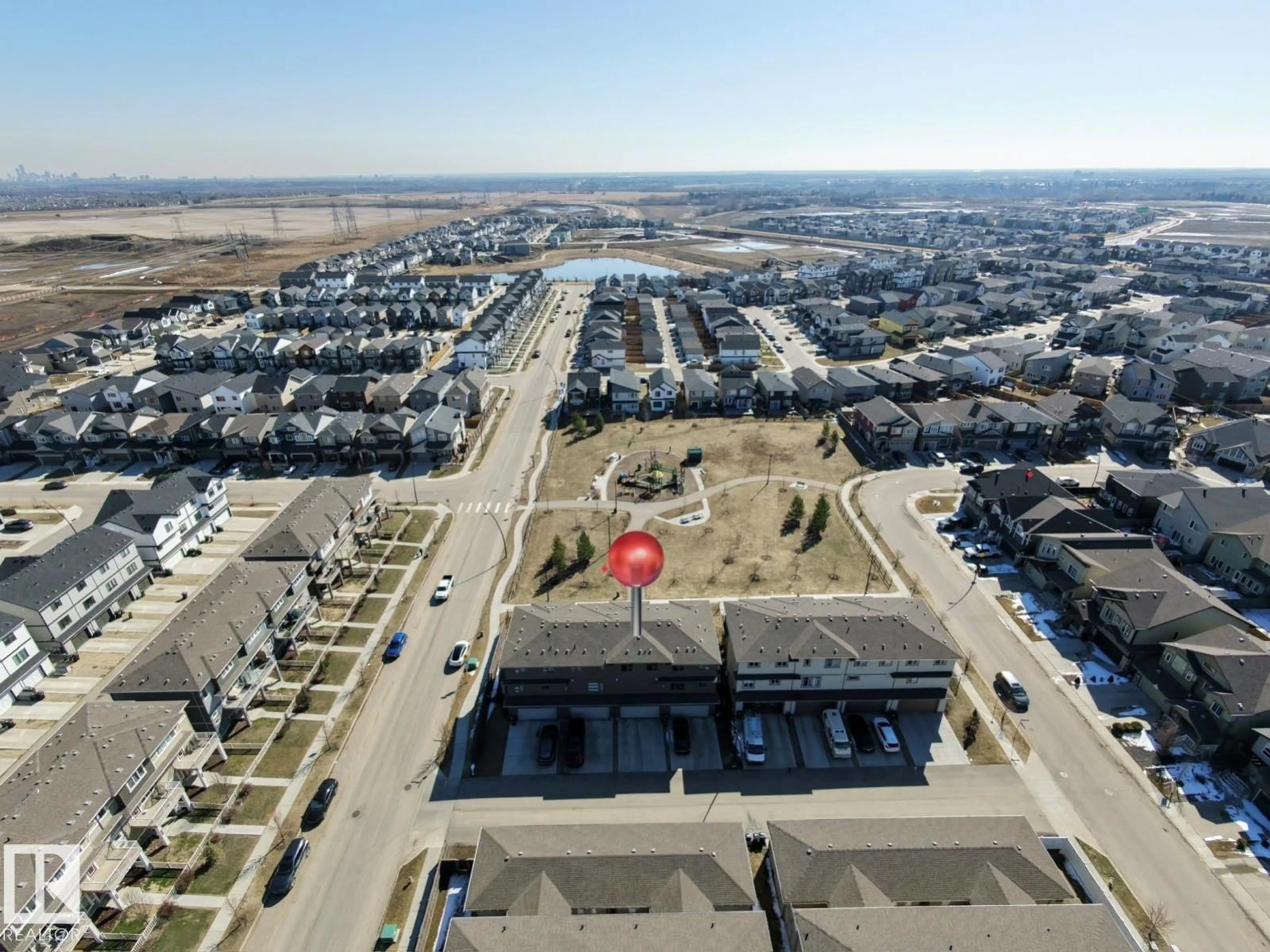 A pic from outside/outdoor area/front of a property/back of a property/a pic from drone, street for 2653 196A NW, Edmonton Alberta T6M0X1