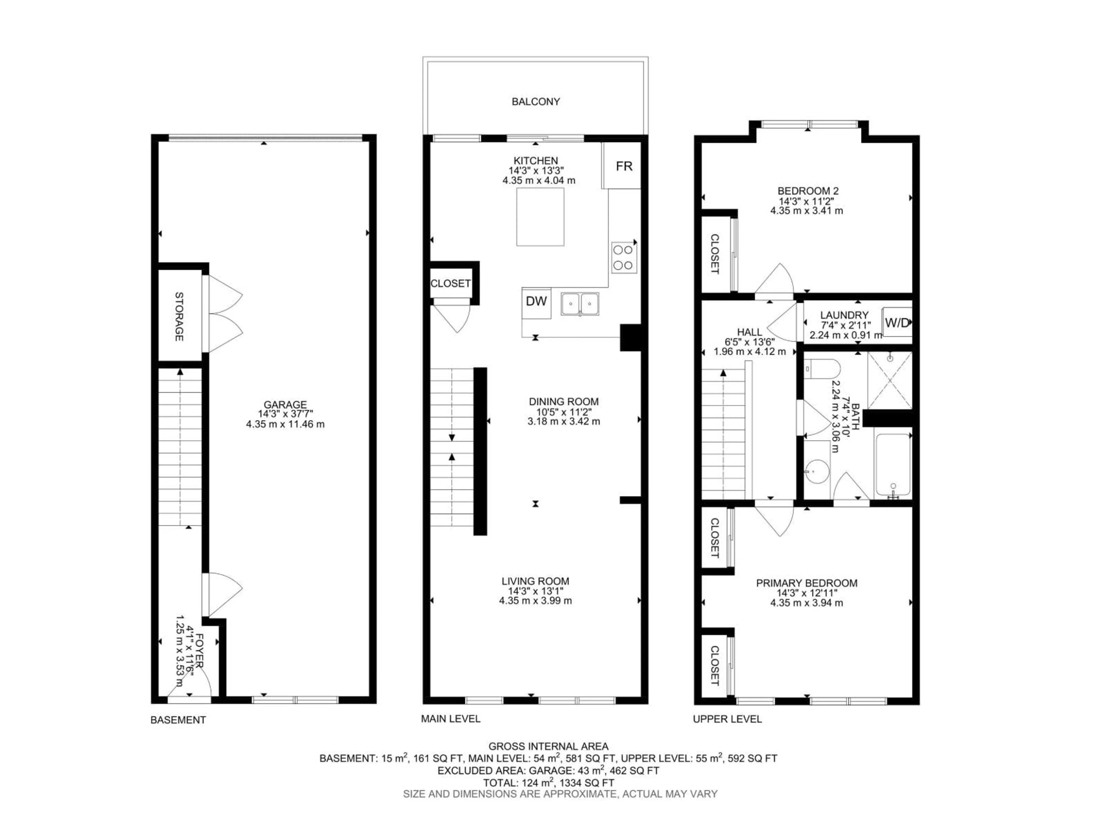 Floor plan for #85 - 2803 JAMES MOWATT TR, Edmonton Alberta T6W2P5