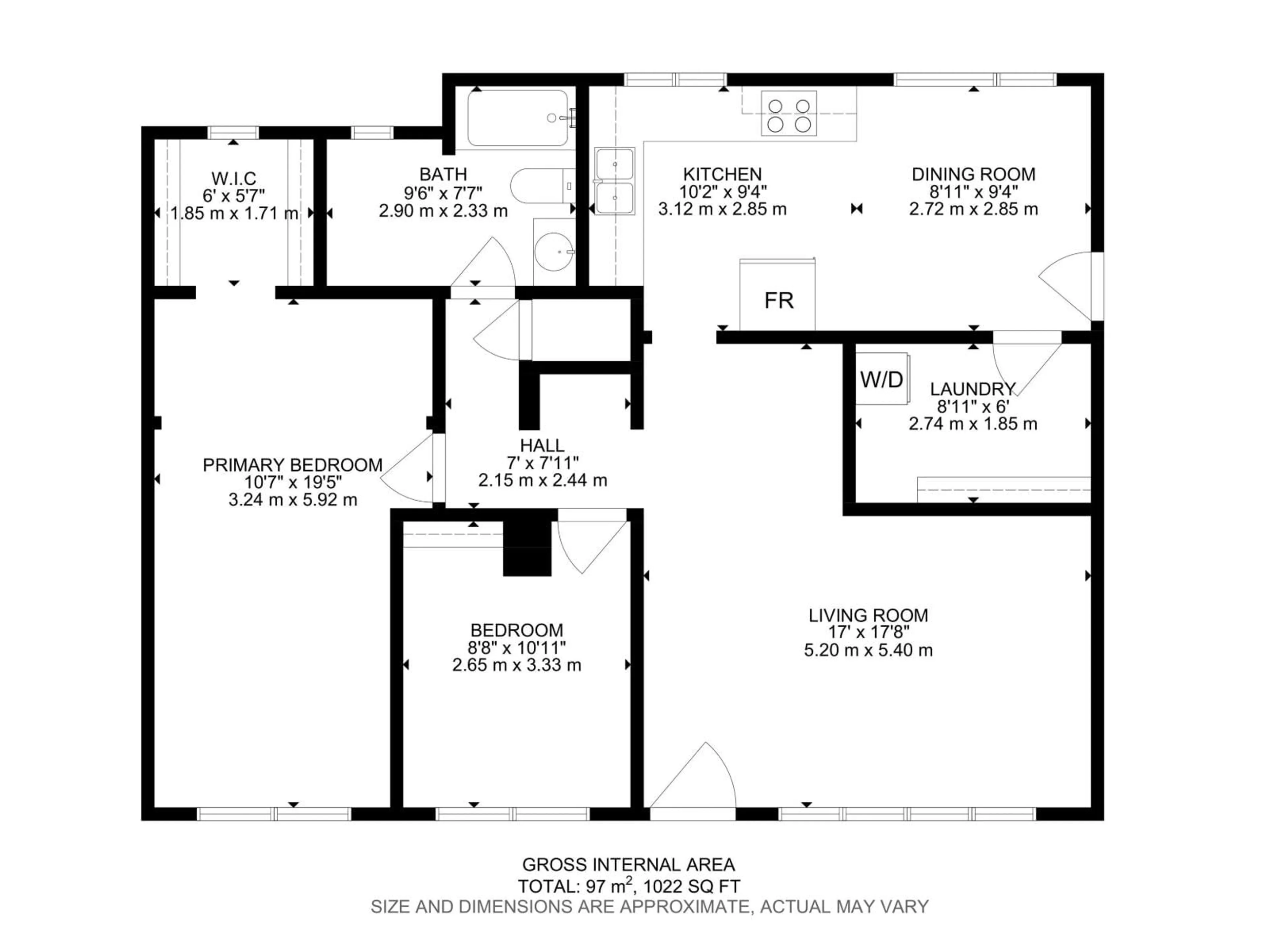 Floor plan for NW - 16141 108 AV, Edmonton Alberta T5P4E3