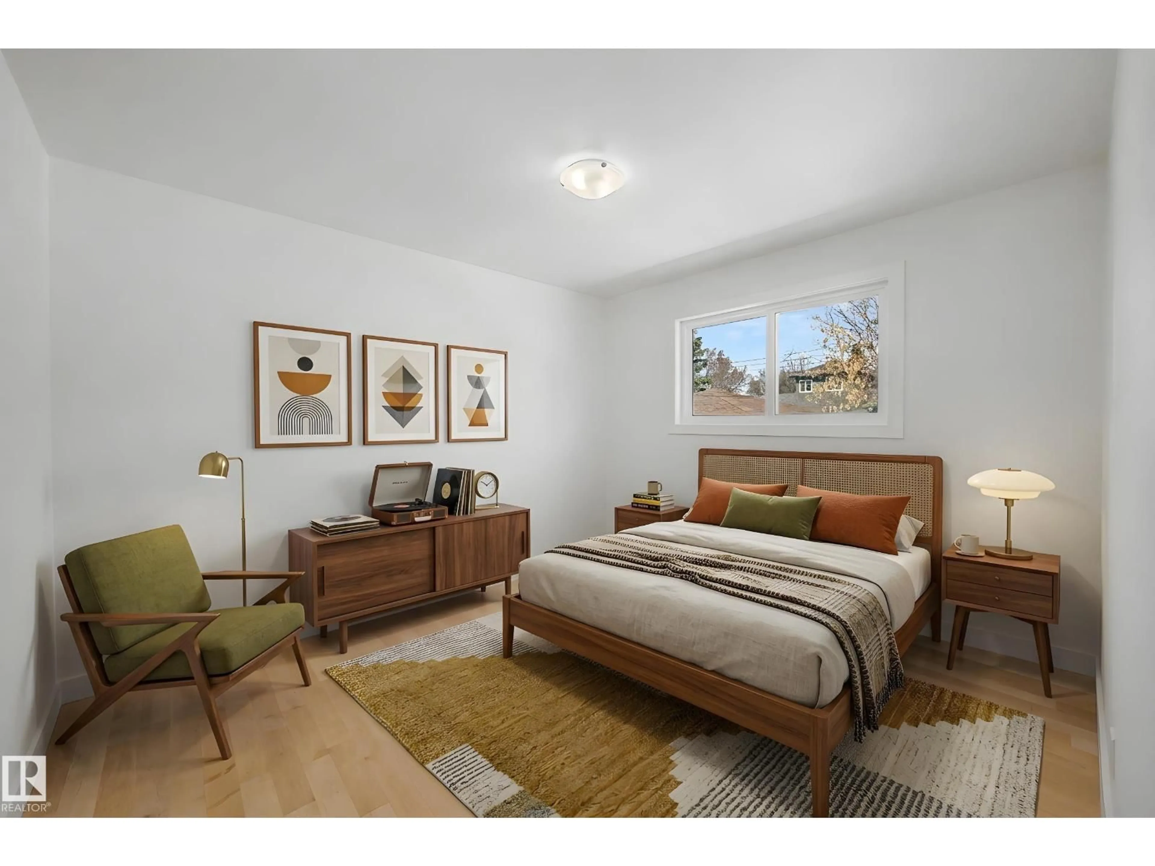 Bedroom with bed, unknown for 3810 110 AV, Edmonton Alberta T5W0H7