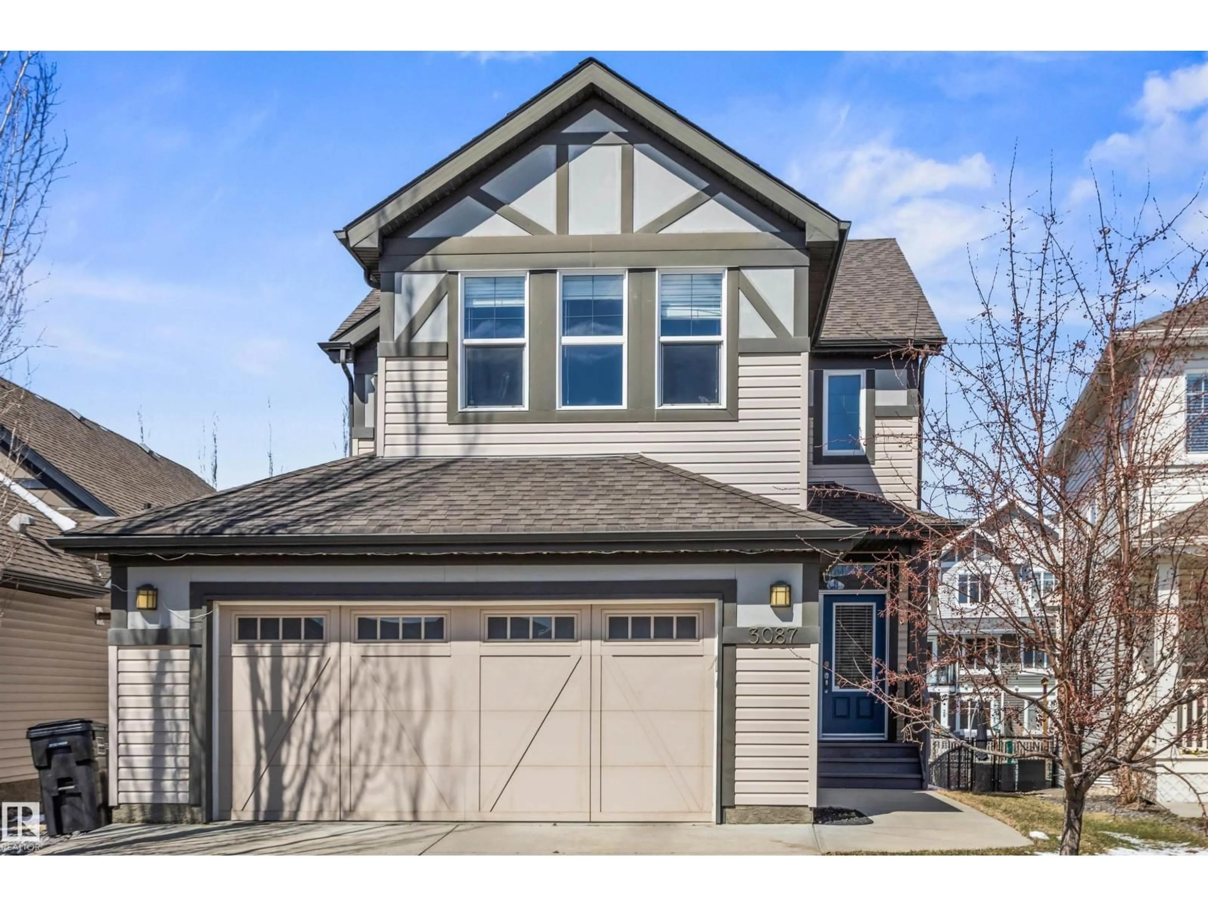 Home with vinyl exterior material, street for 3087 CARPENTER LANDING LD, Edmonton Alberta T6W2Y9