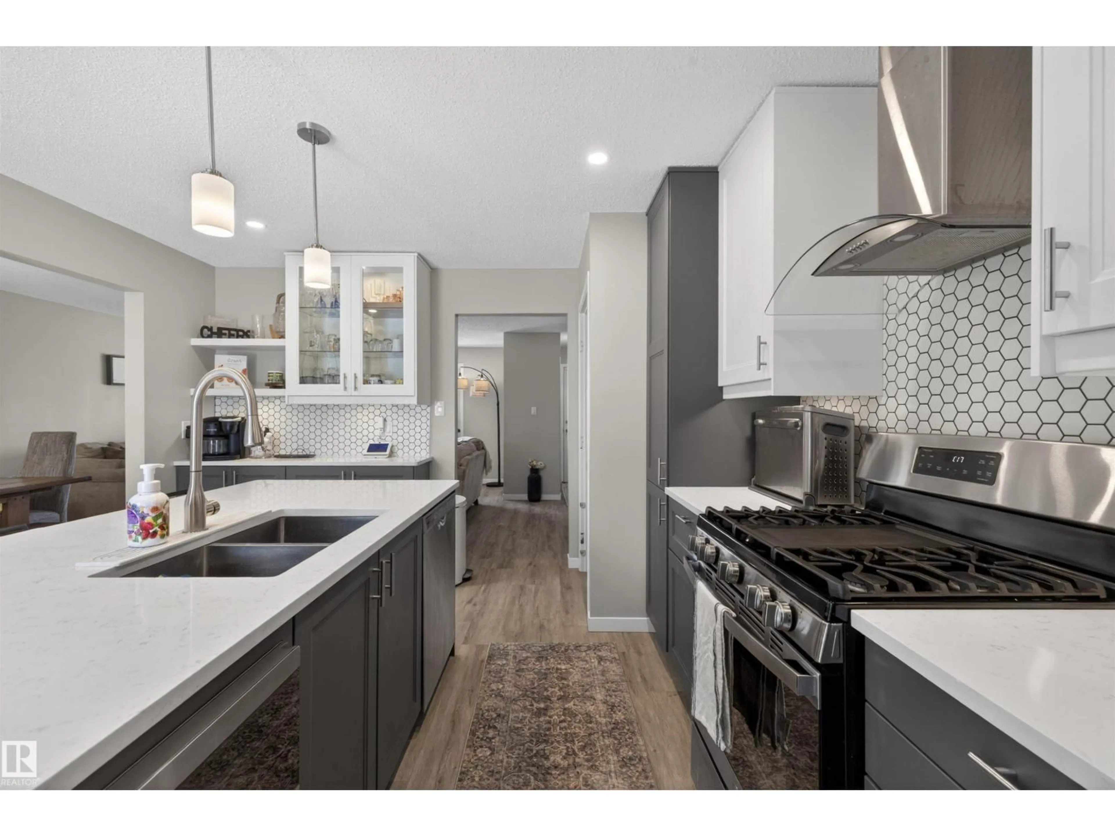 Open concept kitchen, ceramic/tile floor for 78 GREYSTONE CR, Sherwood Park Alberta T8A3E6