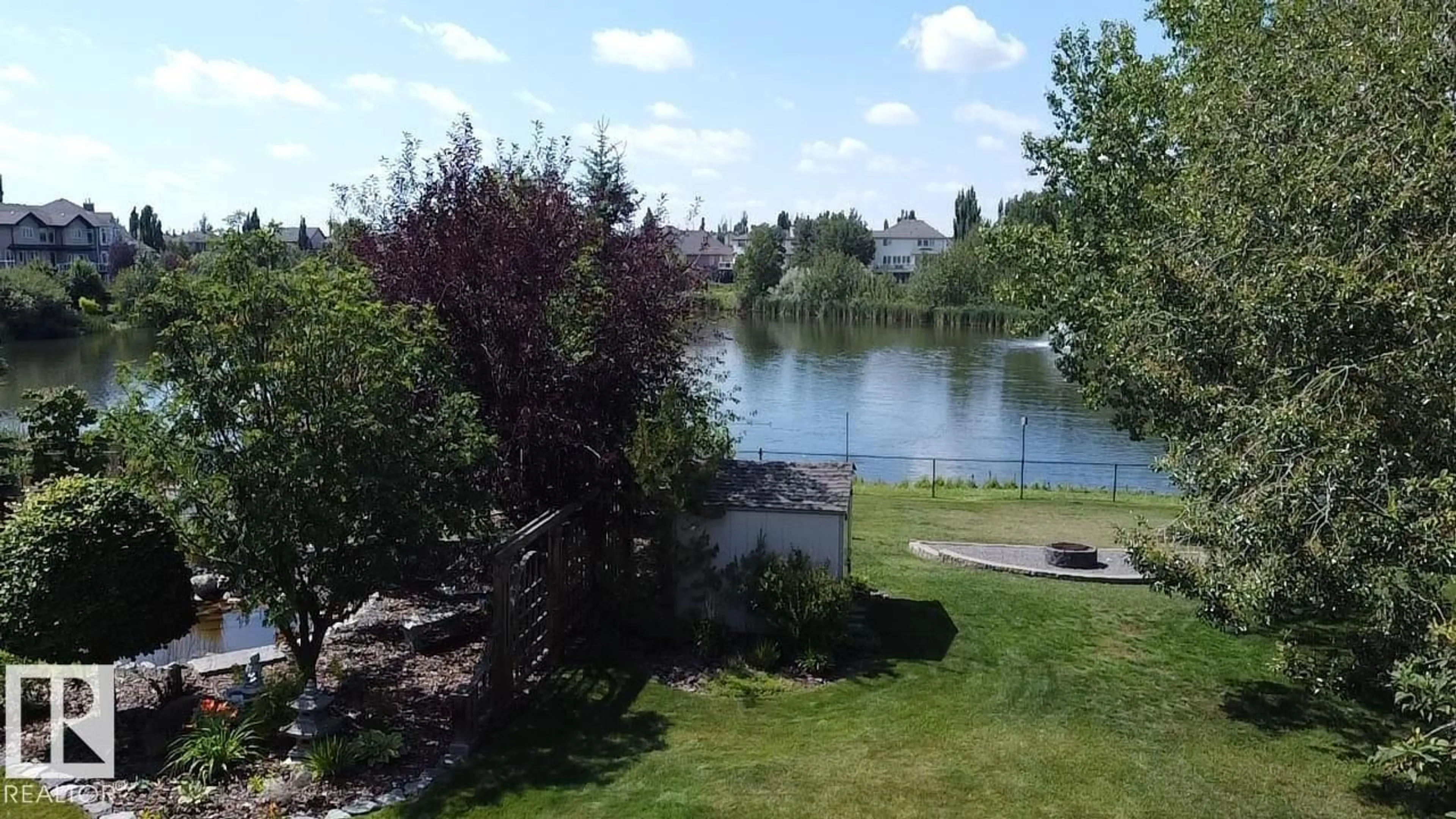 Patio, water/lake/river/ocean view for 1668 GLASTONBURY BV, Edmonton Alberta T5T6P3