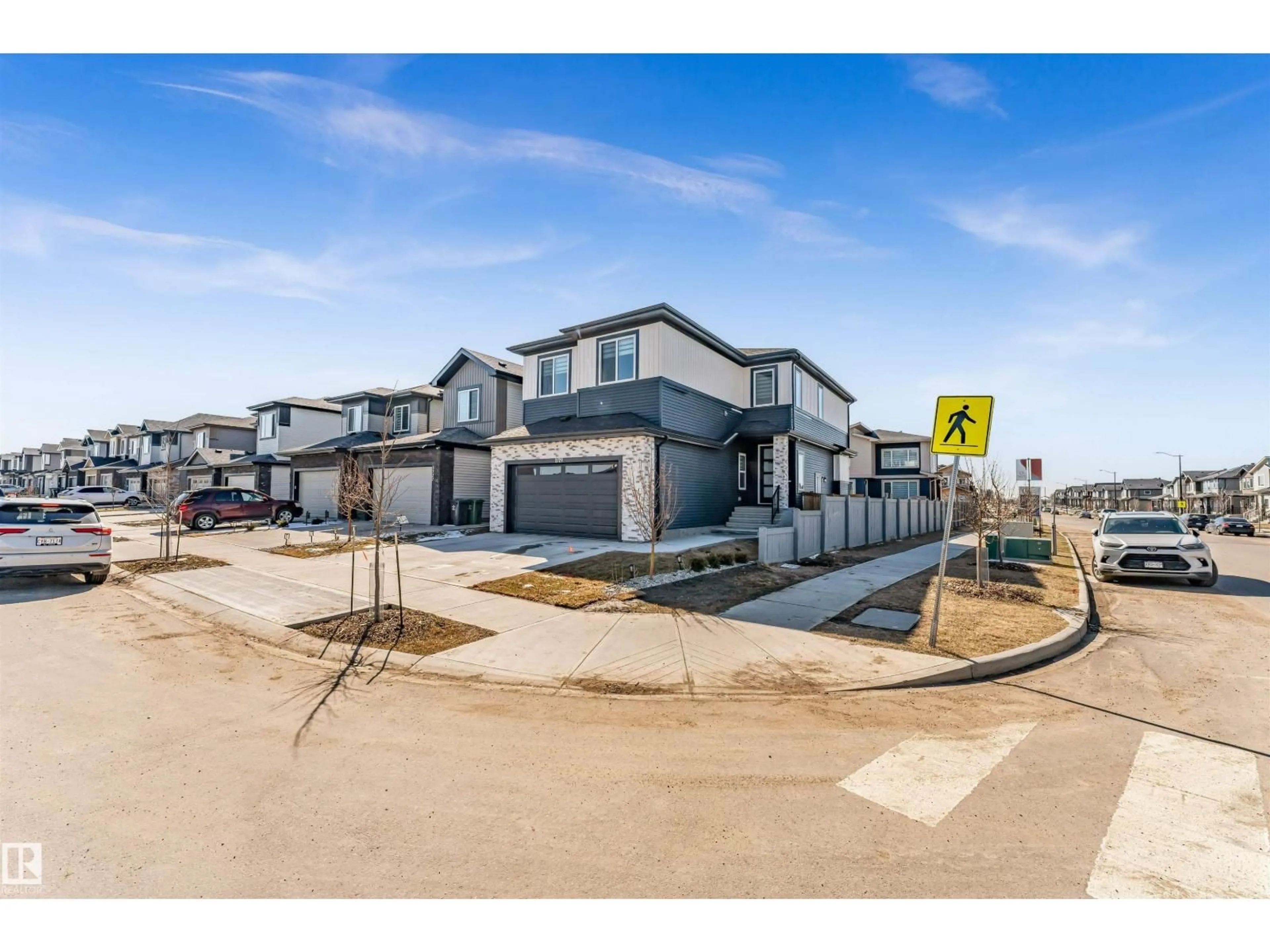 A pic from outside/outdoor area/front of a property/back of a property/a pic from drone, street for 3729 42 AV, Beaumont Alberta T4X3B3