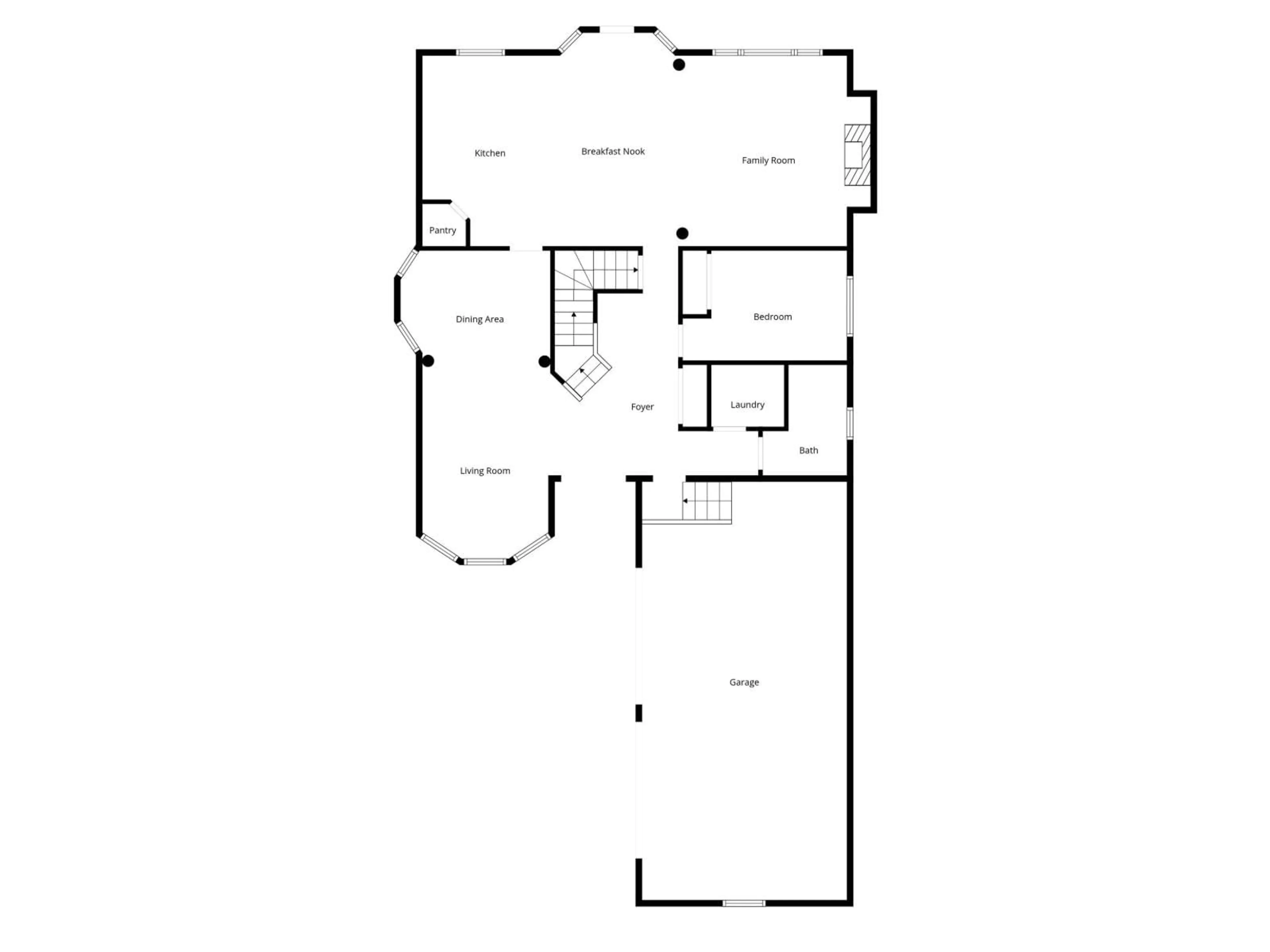 Floor plan for 9203 160 AV, Edmonton Alberta T5Z0A9