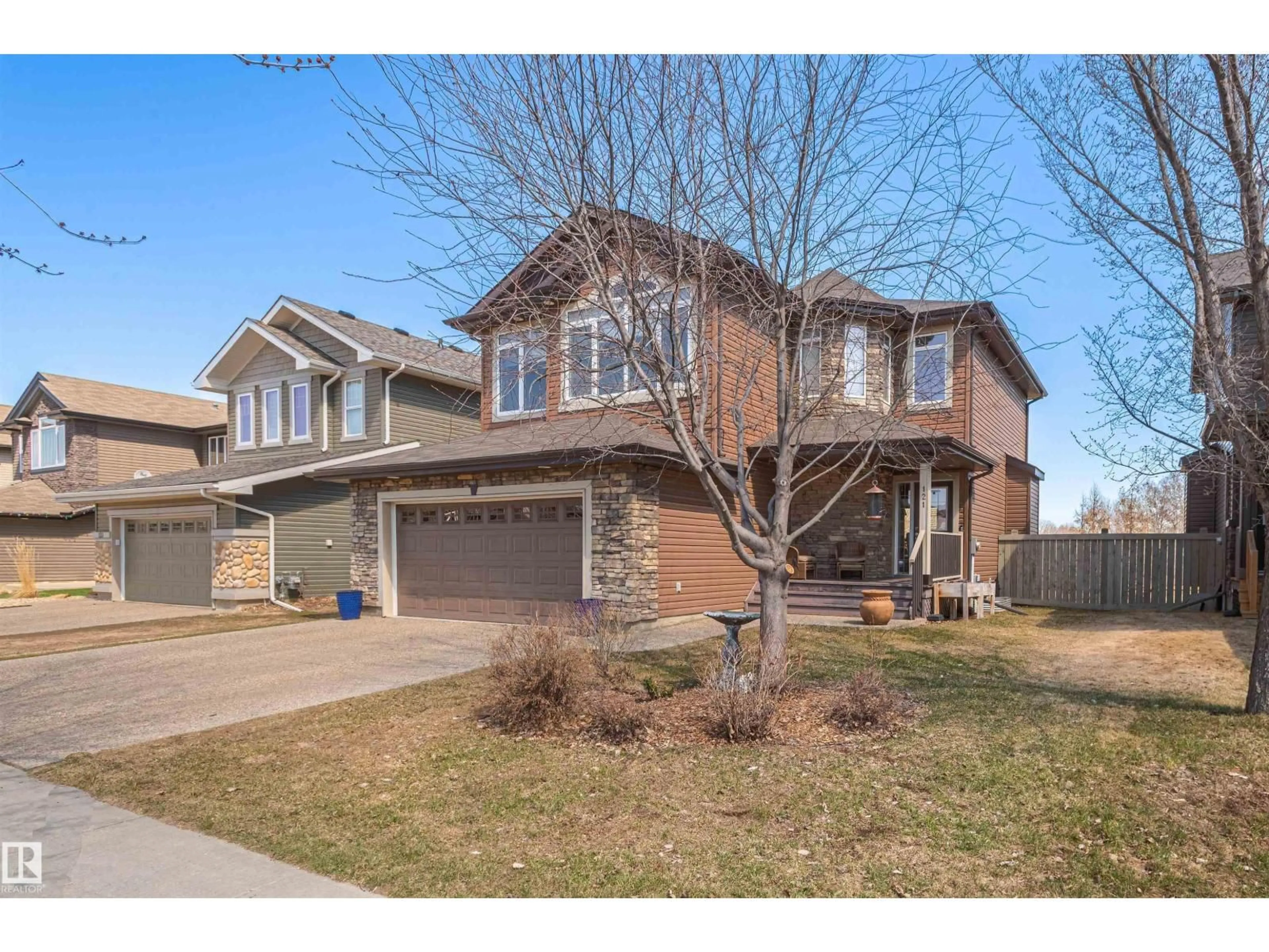 Home with brick exterior material, street for 121 ELLINGTON CR, St. Albert Alberta T8N4C6